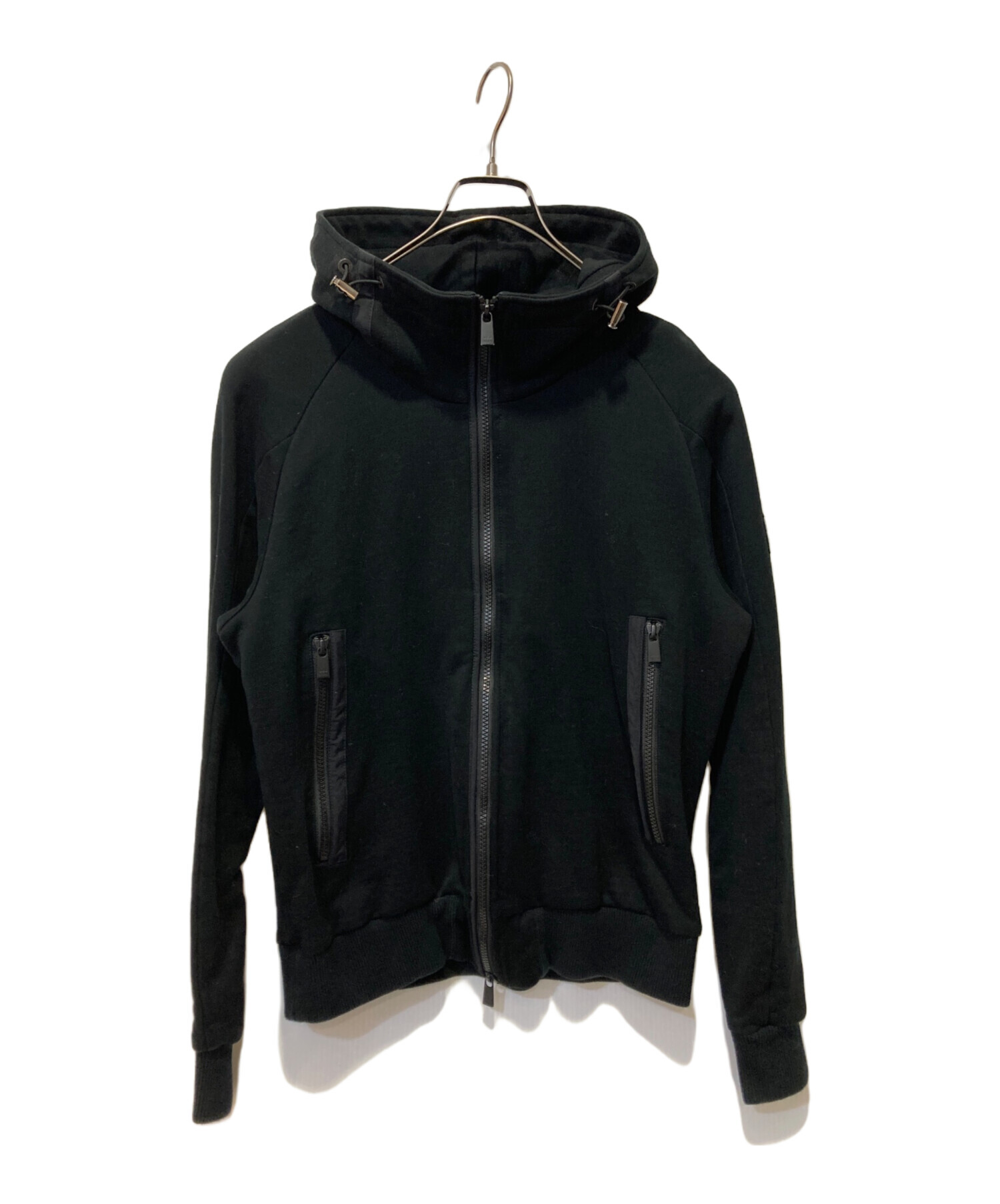 中古・古着通販】TATRAS (タトラス) ジップパーカー ブラック サイズ