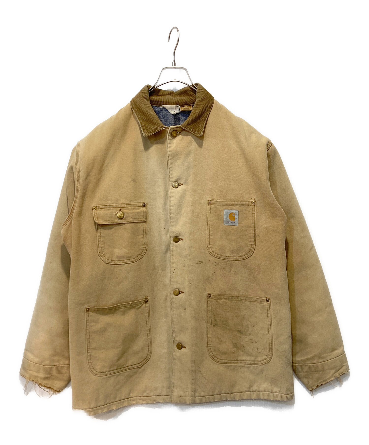 中古・古着通販】CarHartt (カーハート) カバーオール ベージュ サイズ