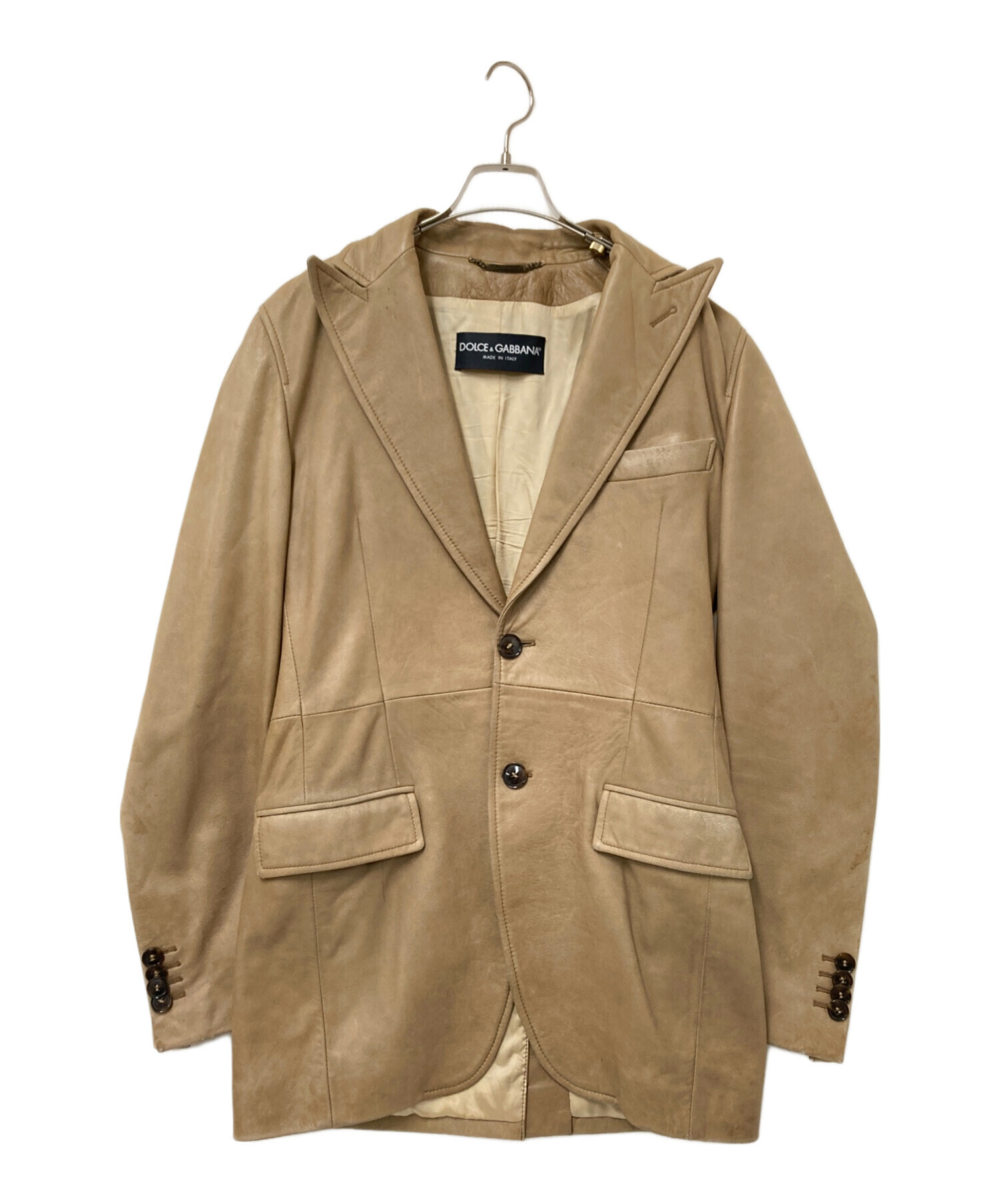 中古・古着通販】DOLCE & GABBANA (ドルチェ＆ガッバーナ) レザー