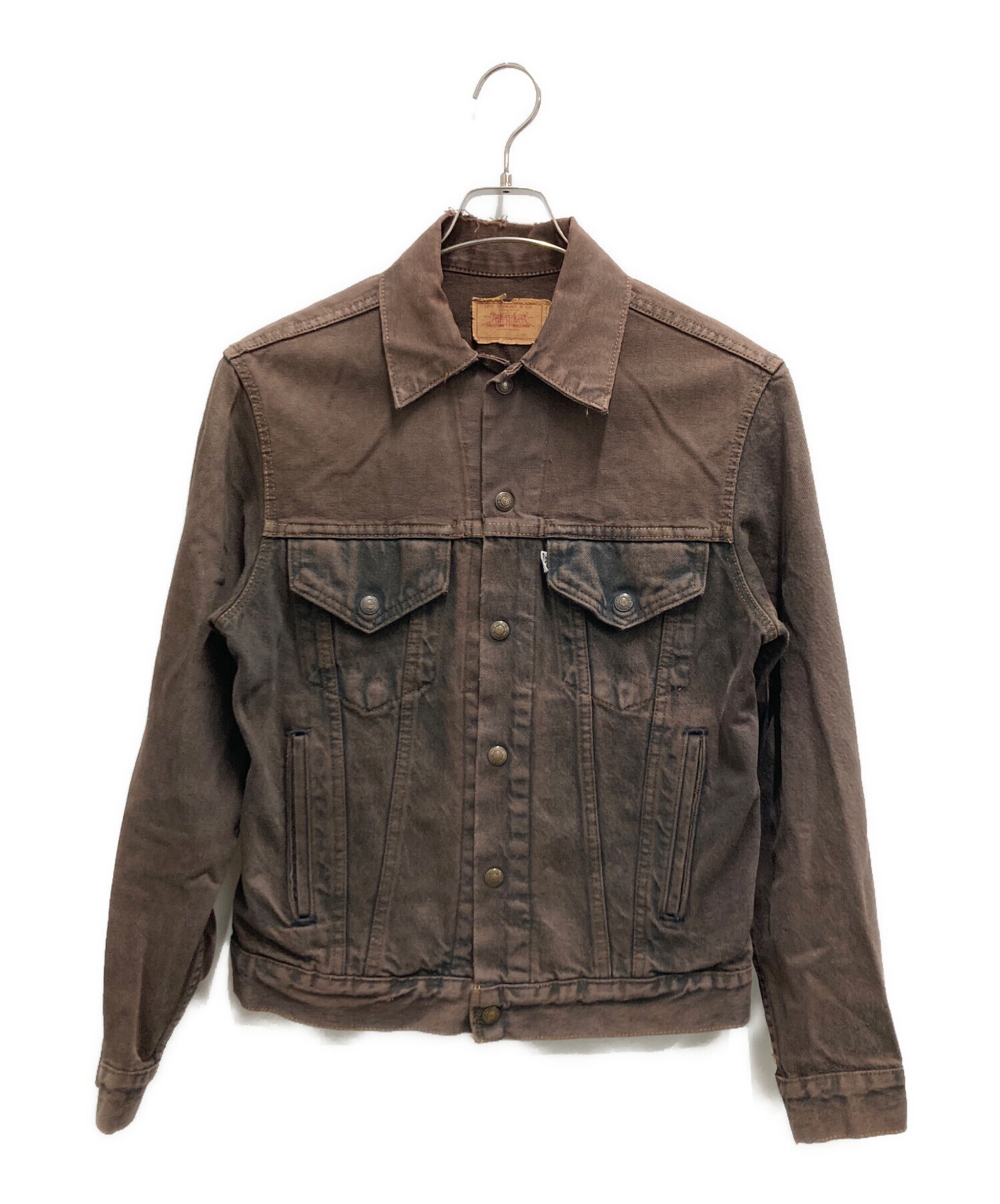 中古・古着通販】LEVI'S (リーバイス) デニムジャケット ブラウン