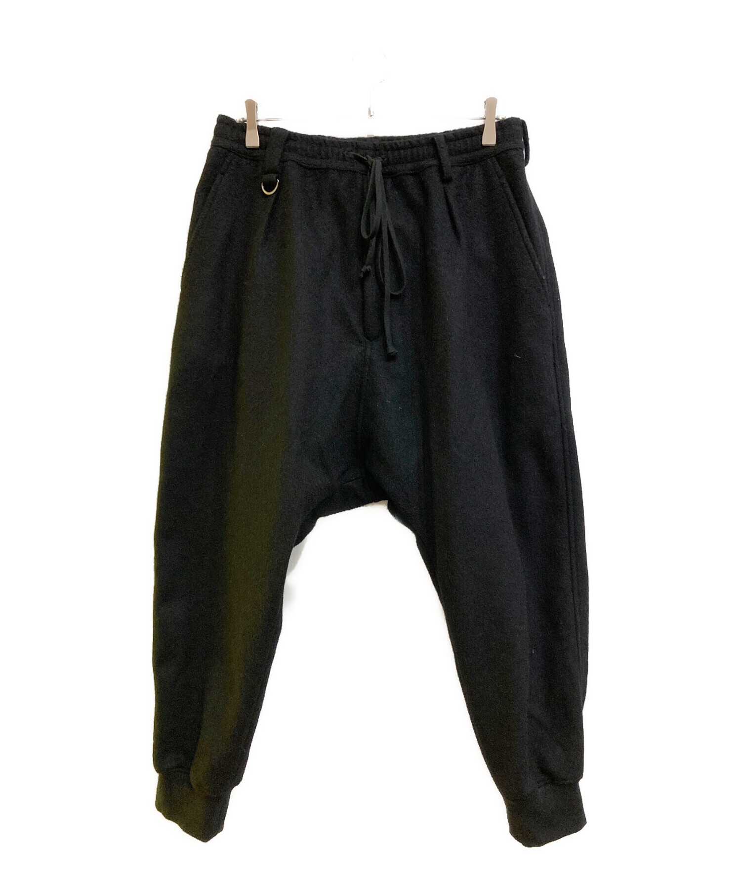 中古・古着通販】s'yte (サイト) ウールサルエルパンツ ブラック