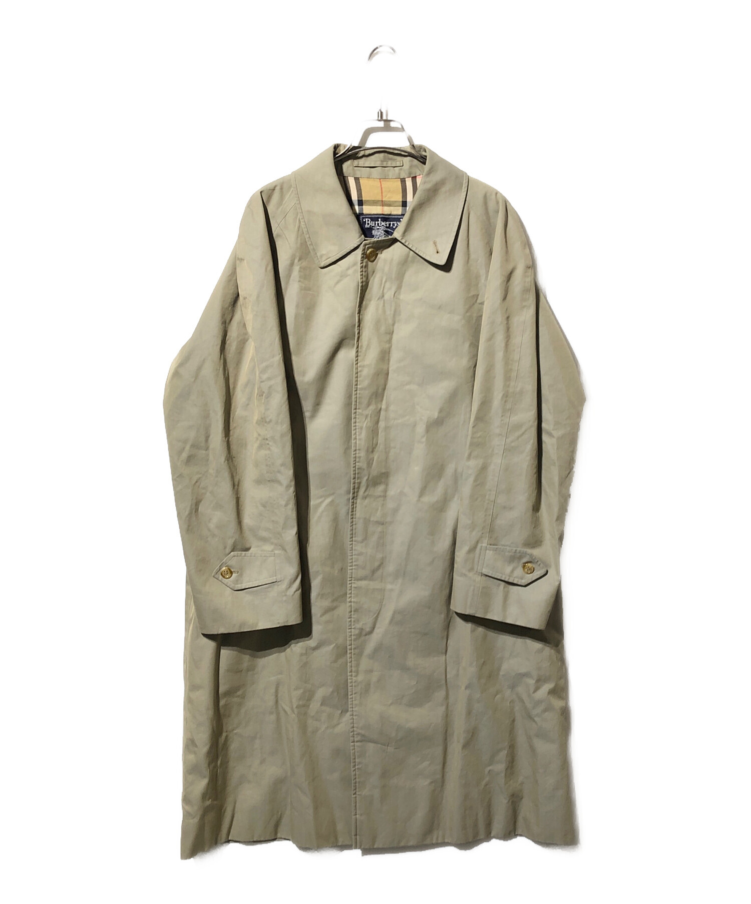 Burberrysバーバリーズメンズノバチエツク カーキ色ヴィンテージ