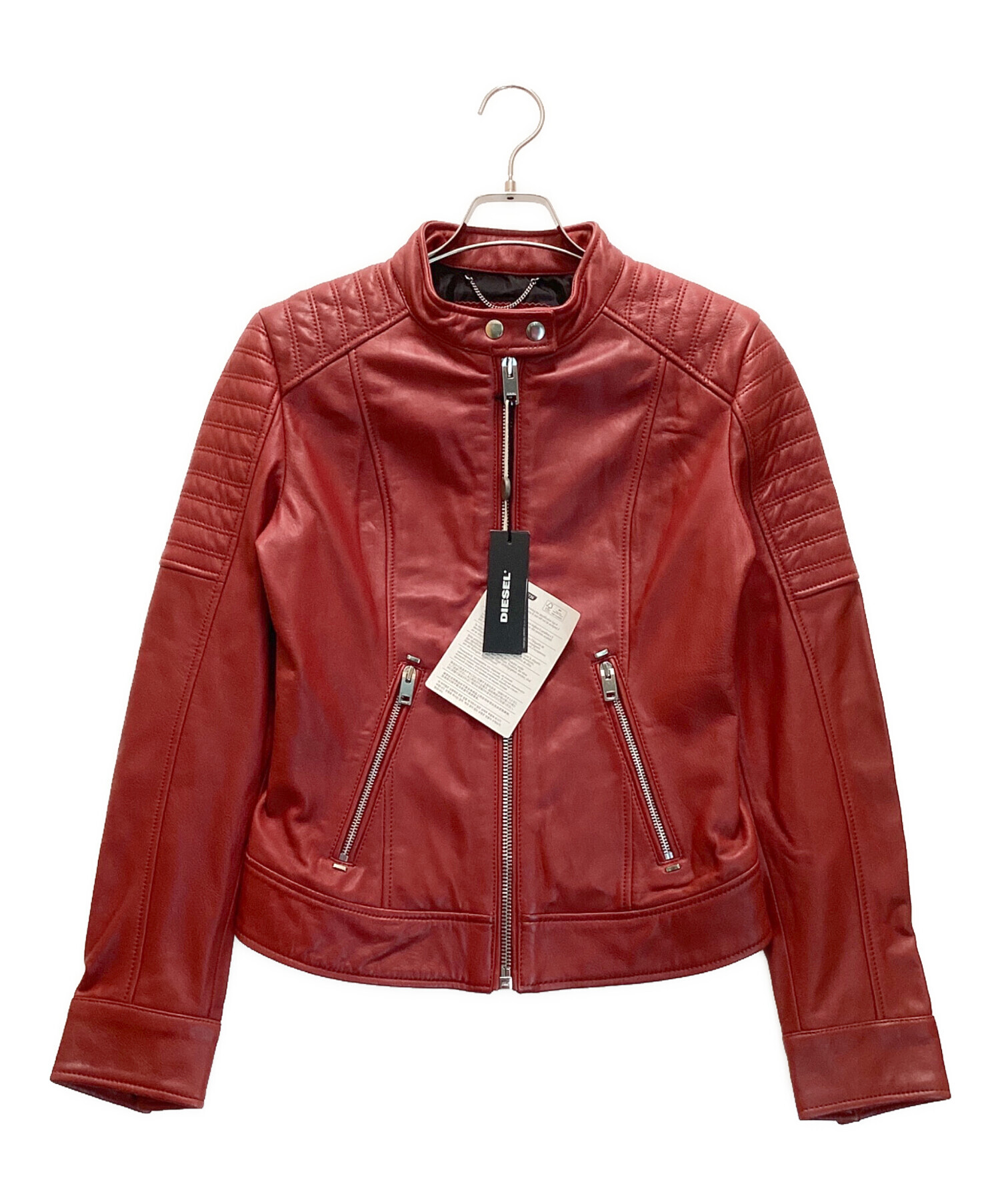 中古・古着通販】DIESEL (ディーゼル) バイカーライダースジャケット