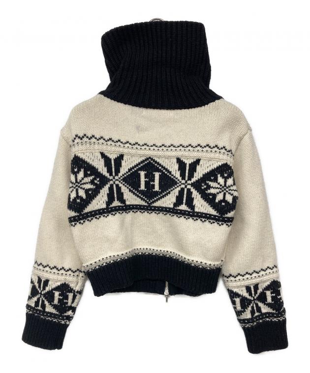 中古・古着通販】HER LIP TO (ハーリップトゥ) H Nordic Knit Zip