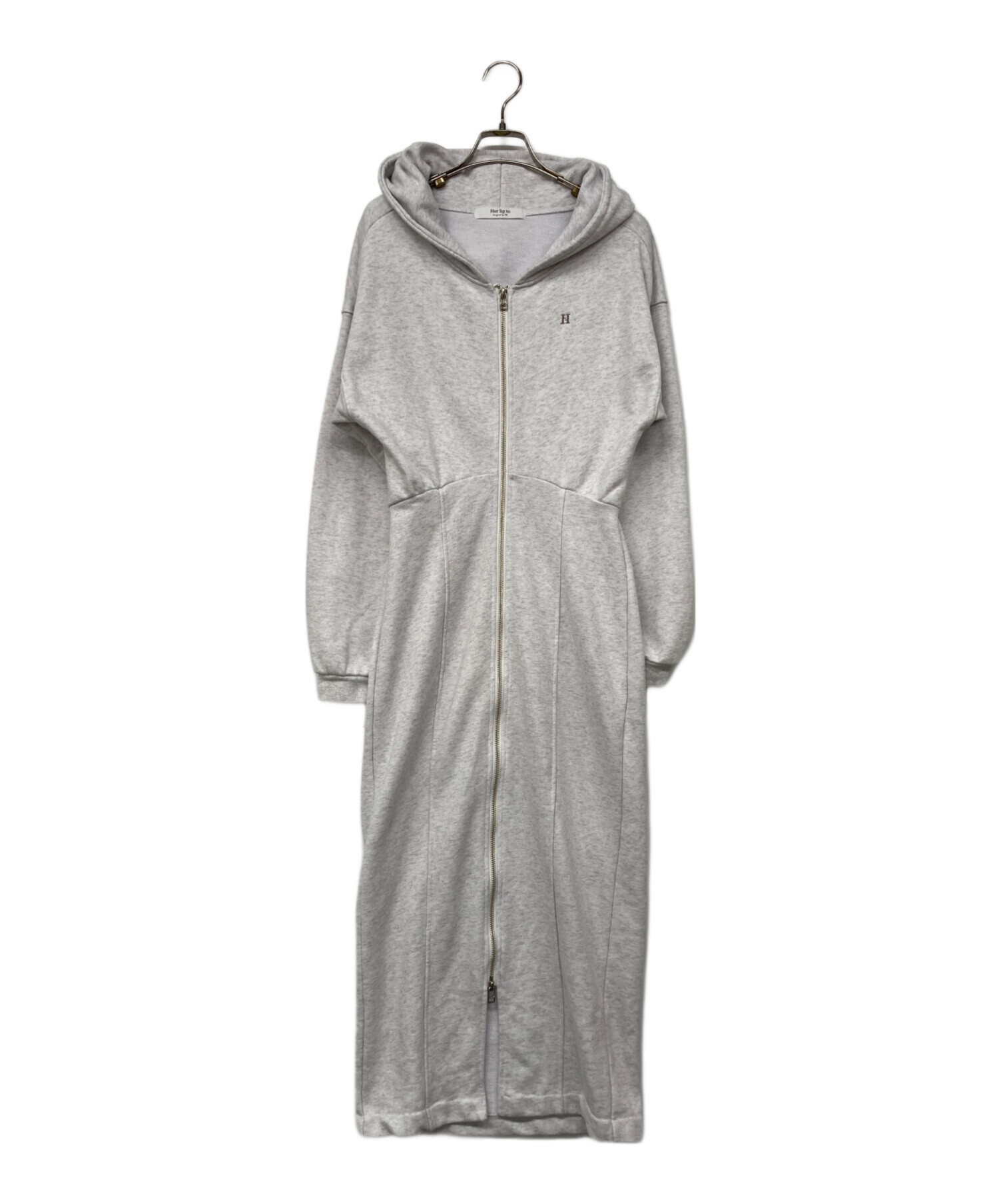 中古・古着通販】HER LIP TO (ハーリップトゥ) Flight Mode Zip Hoodie