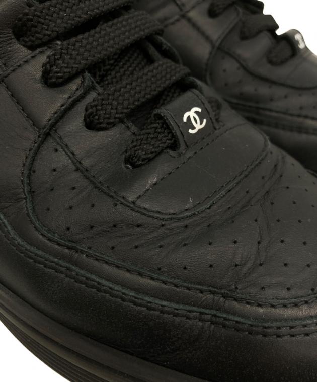 中古・古着通販】CHANEL (シャネル) レザーココマークスニーカー