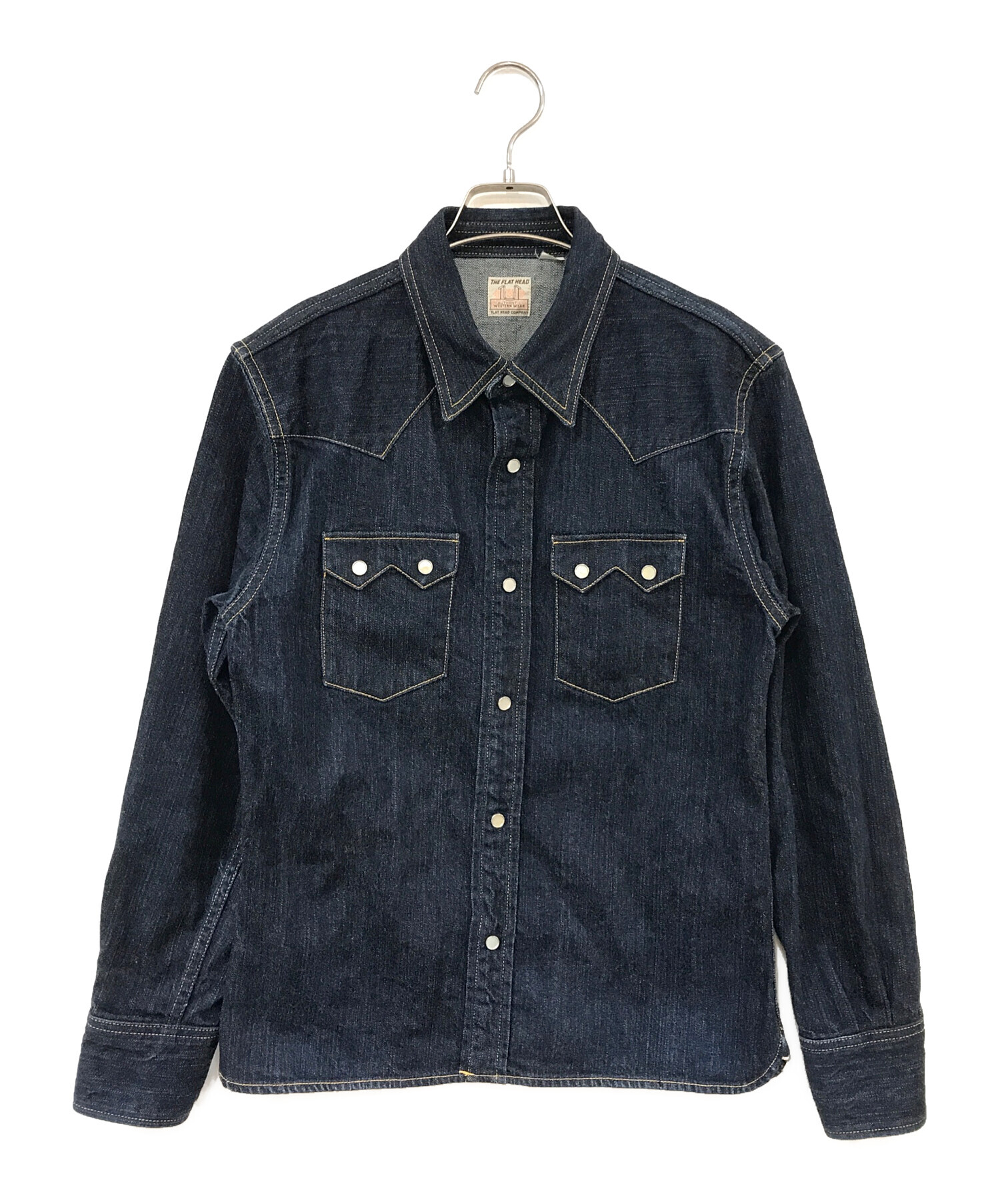 Flat Head フラットヘッド デニムウエスタンシャツ 7001 38 10oz