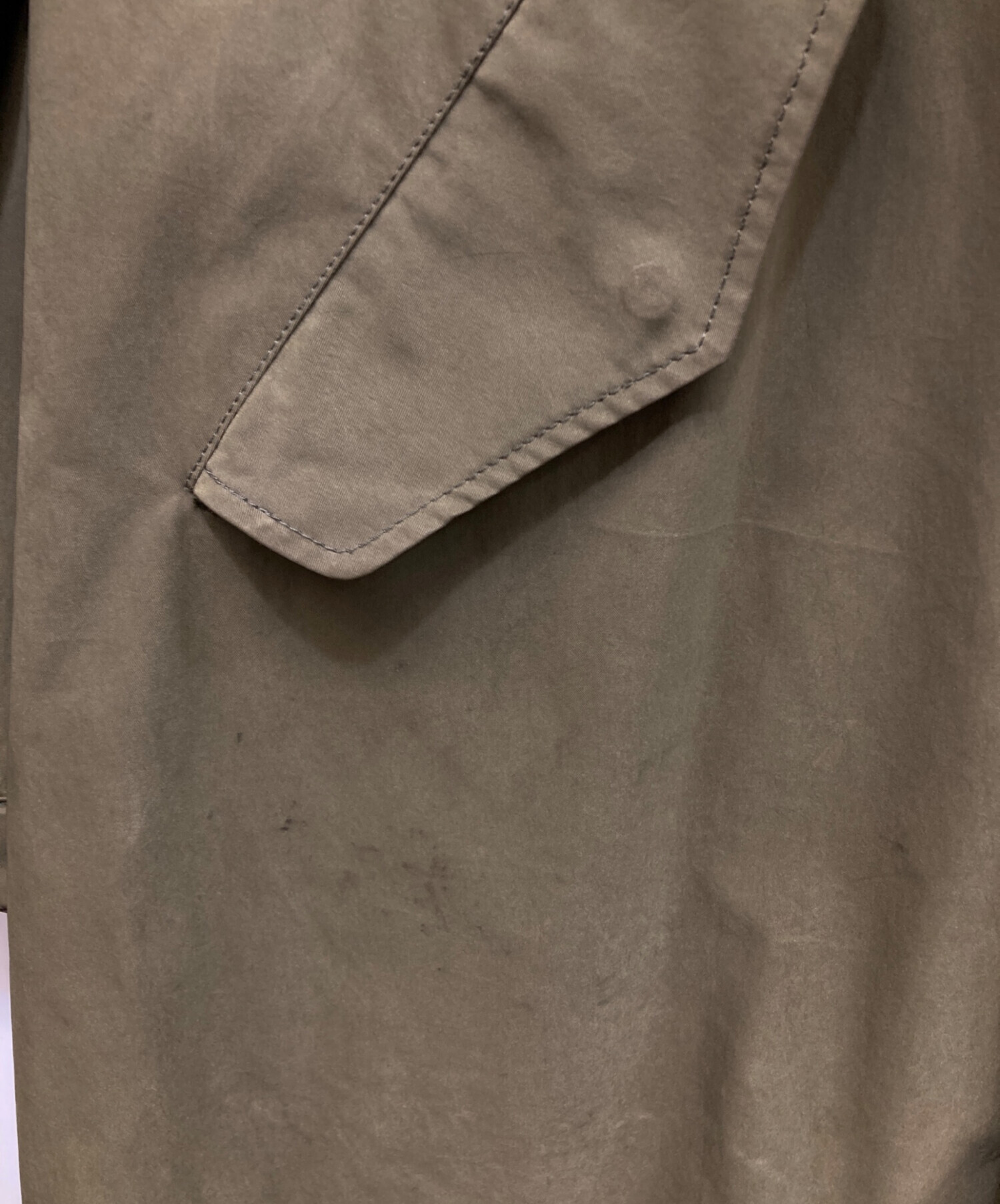 中古・古着通販】Denham (デンハム) ミリタリー モッズ コート カーキ