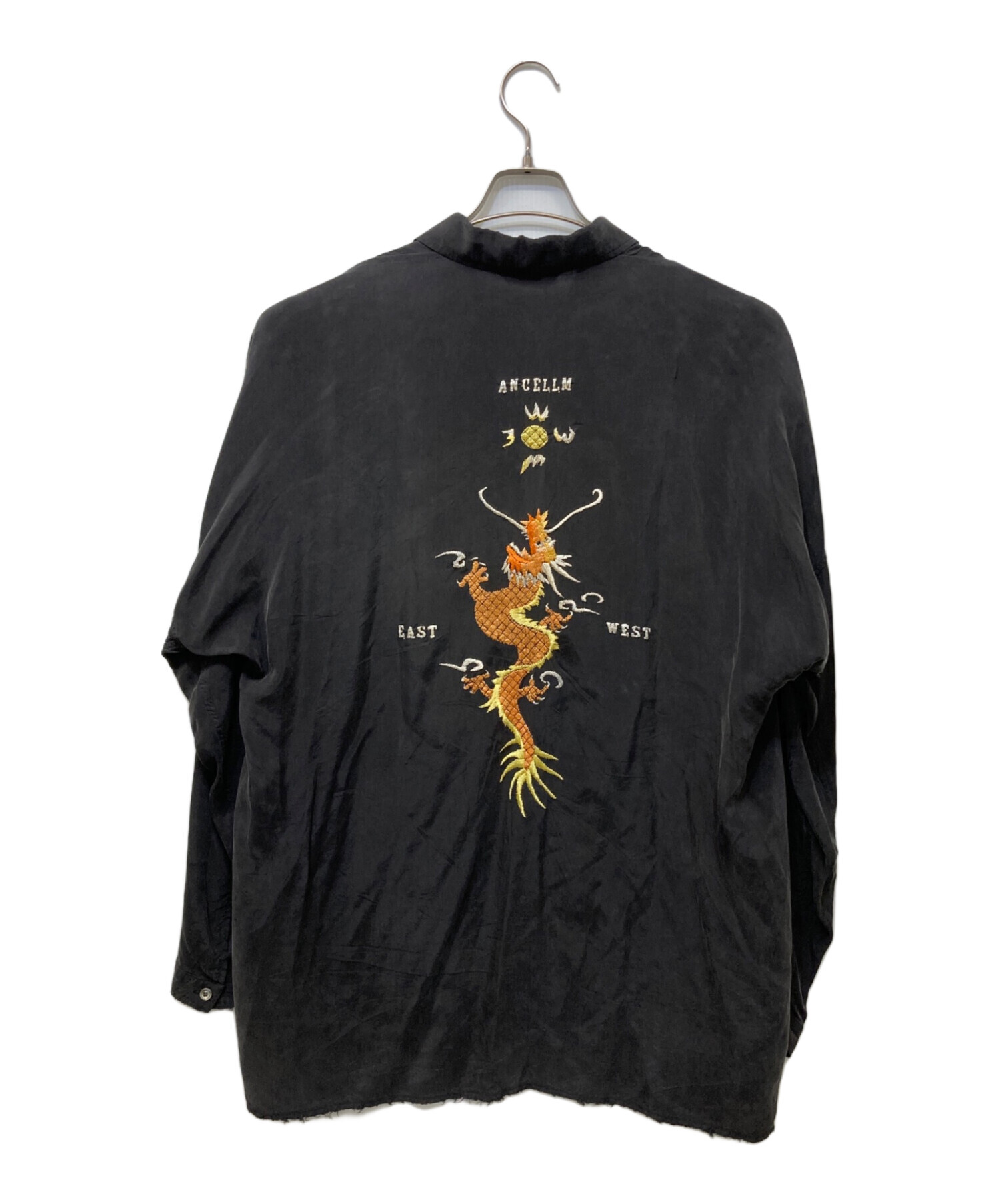 中古・古着通販】ANCELLM (アンセルム) AGING EMBROIDERY SHIRT