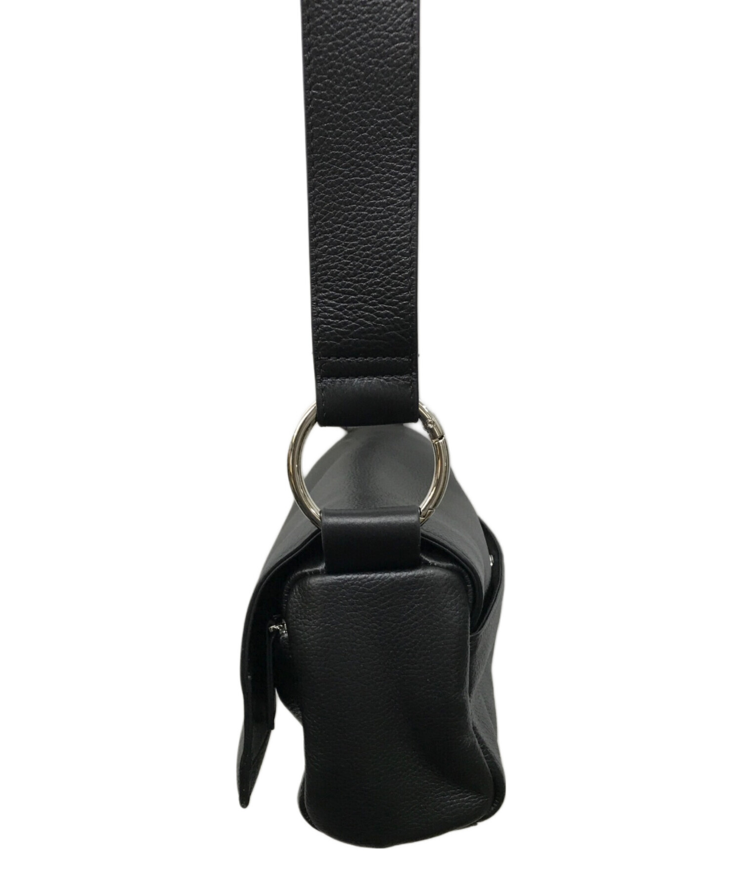 中古・古着通販】BEARDSLEY (ビアズリー) レザーボディバッグ ブラック