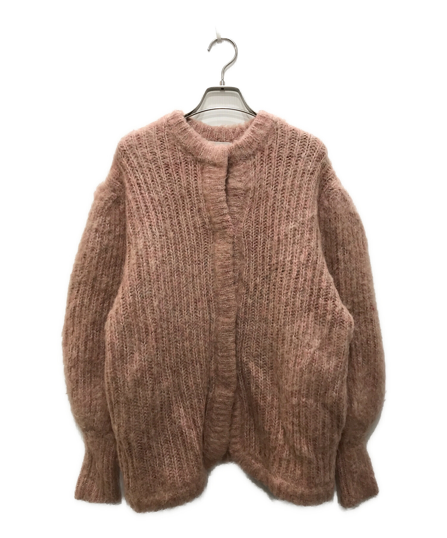 中古・古着通販】CLANE (クラネ) COLOR MOHAIR SHAGGY CARDIGAN/カラー