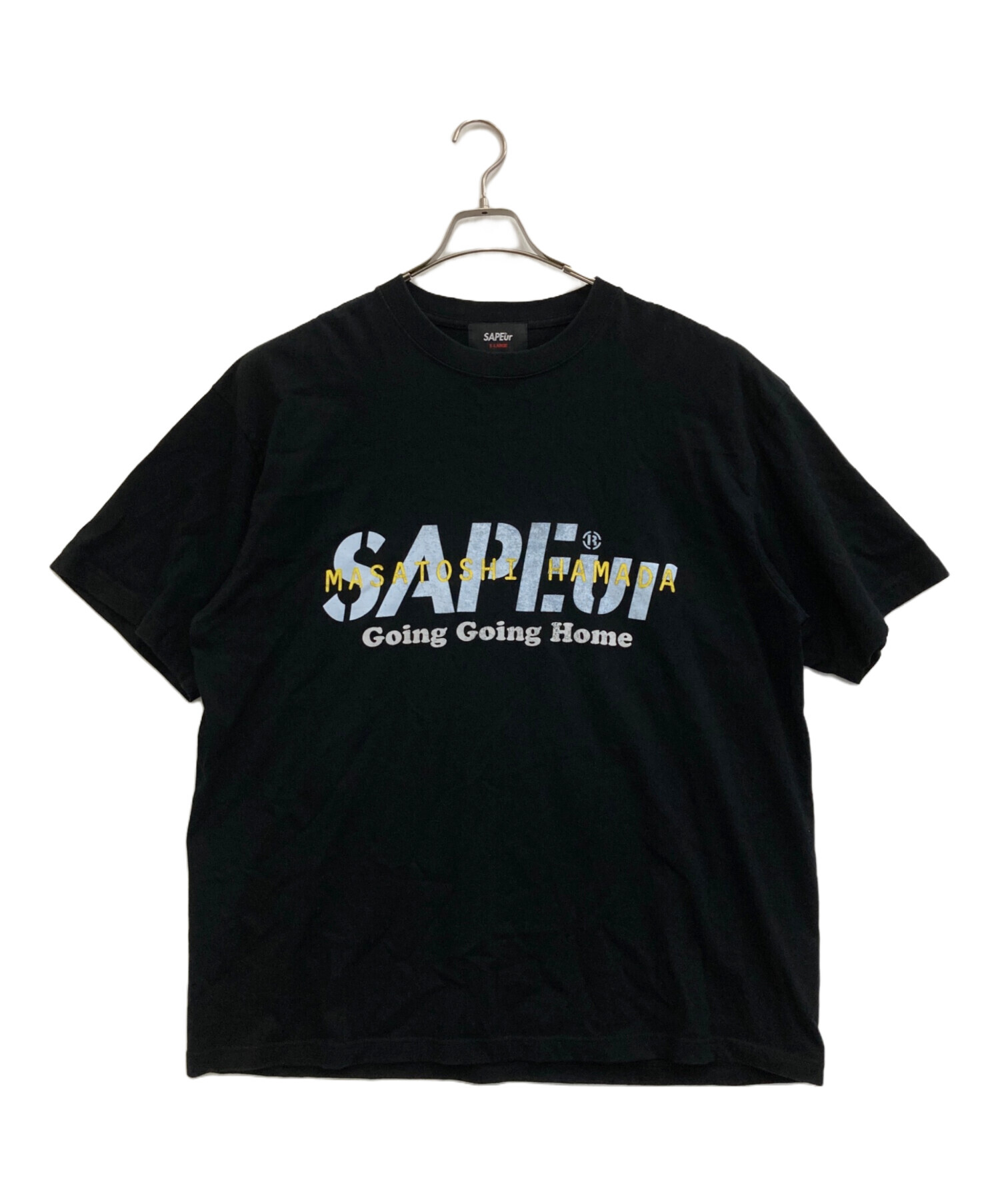 中古・古着通販】SAPEur (サプール) Tシャツ ブラック サイズ:XL