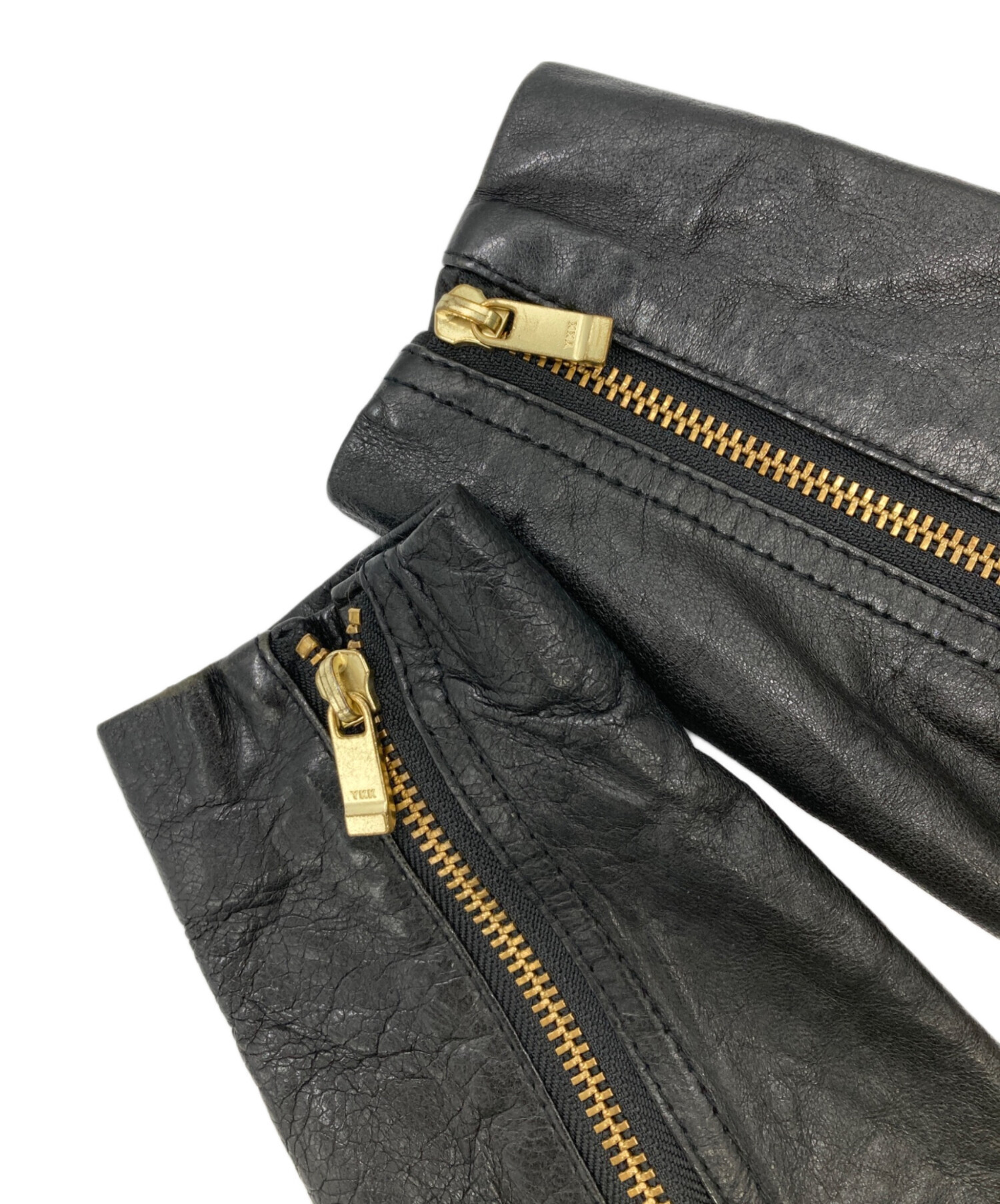 中古・古着通販】Noble (ノーブル) レザーライダースジャケット