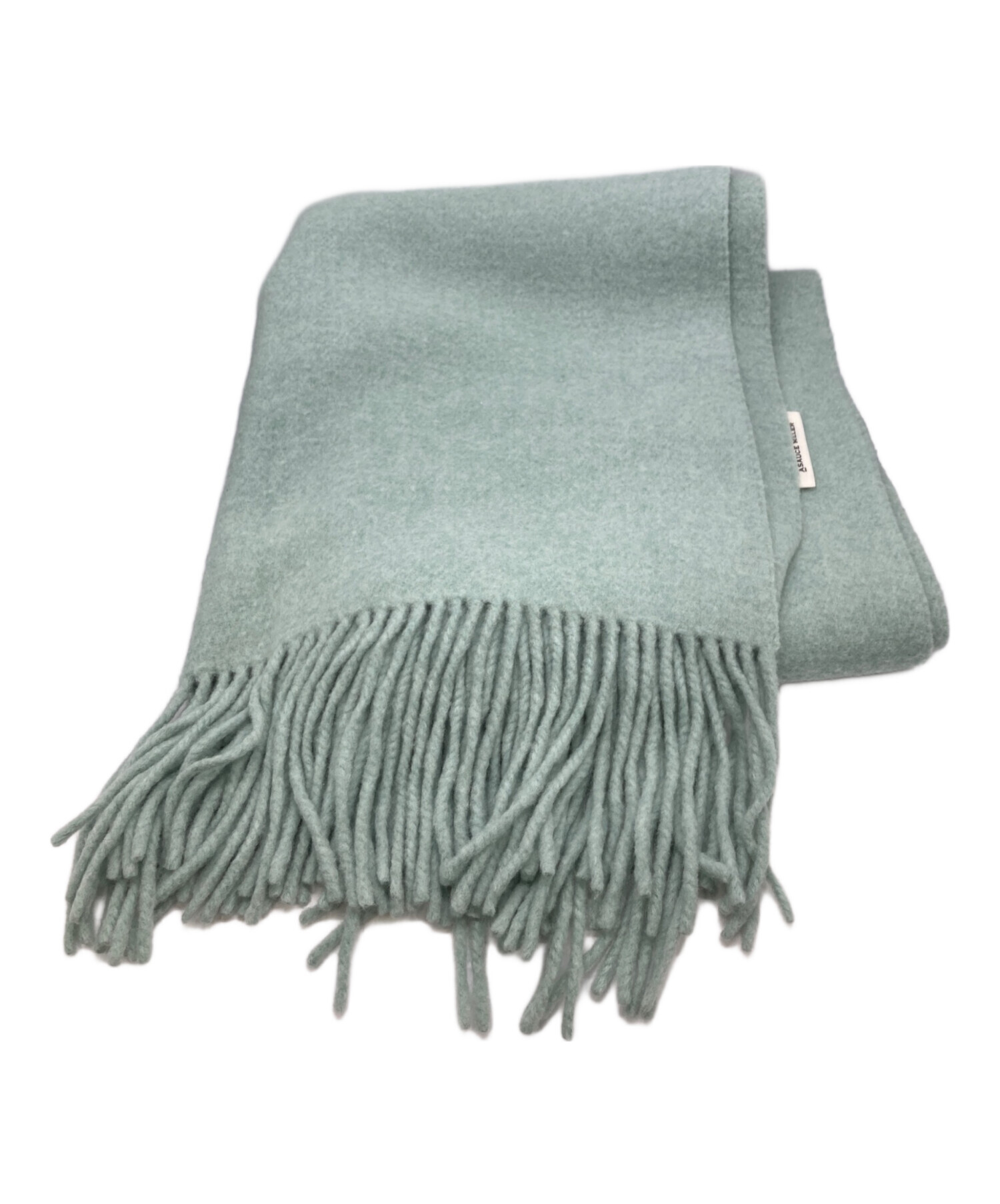 中古・古着通販】ASAUCE MELER (アソースメレ) 大判マフラー ミント