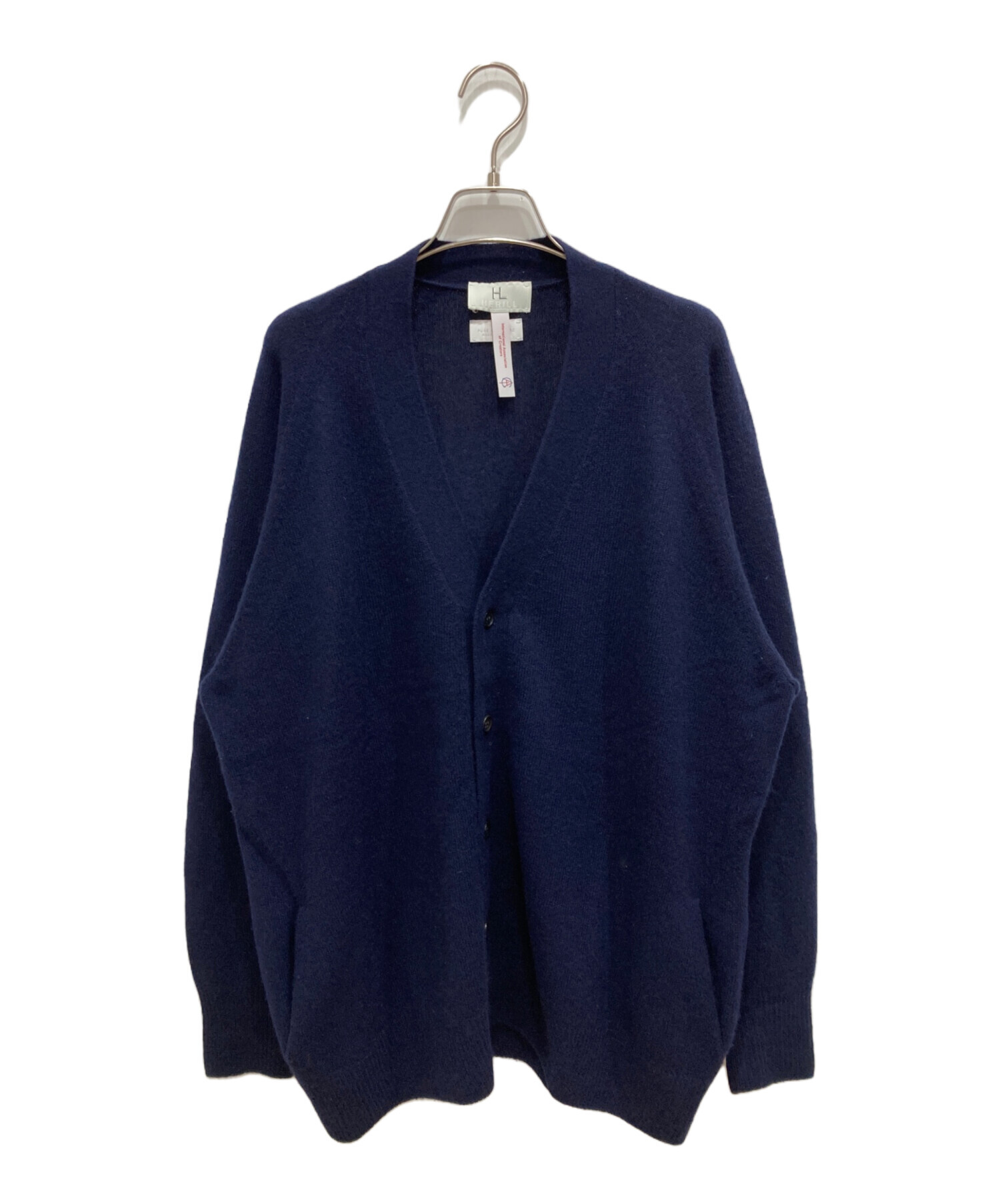 中古・古着通販】HERILL (ヘリル) カシミヤカーディガン ネイビー