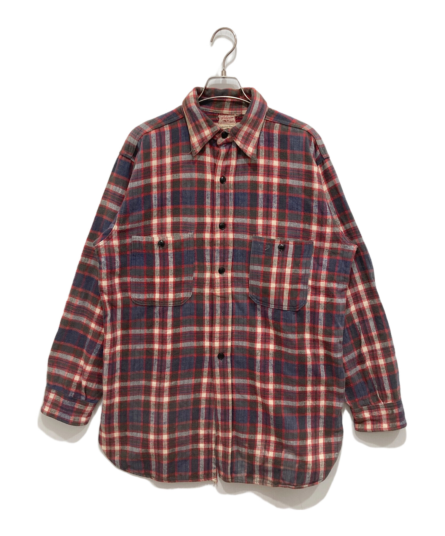 中古・古着通販】Pilgrim (ピルグリム) ヴィンテージヘビーネルシャツ