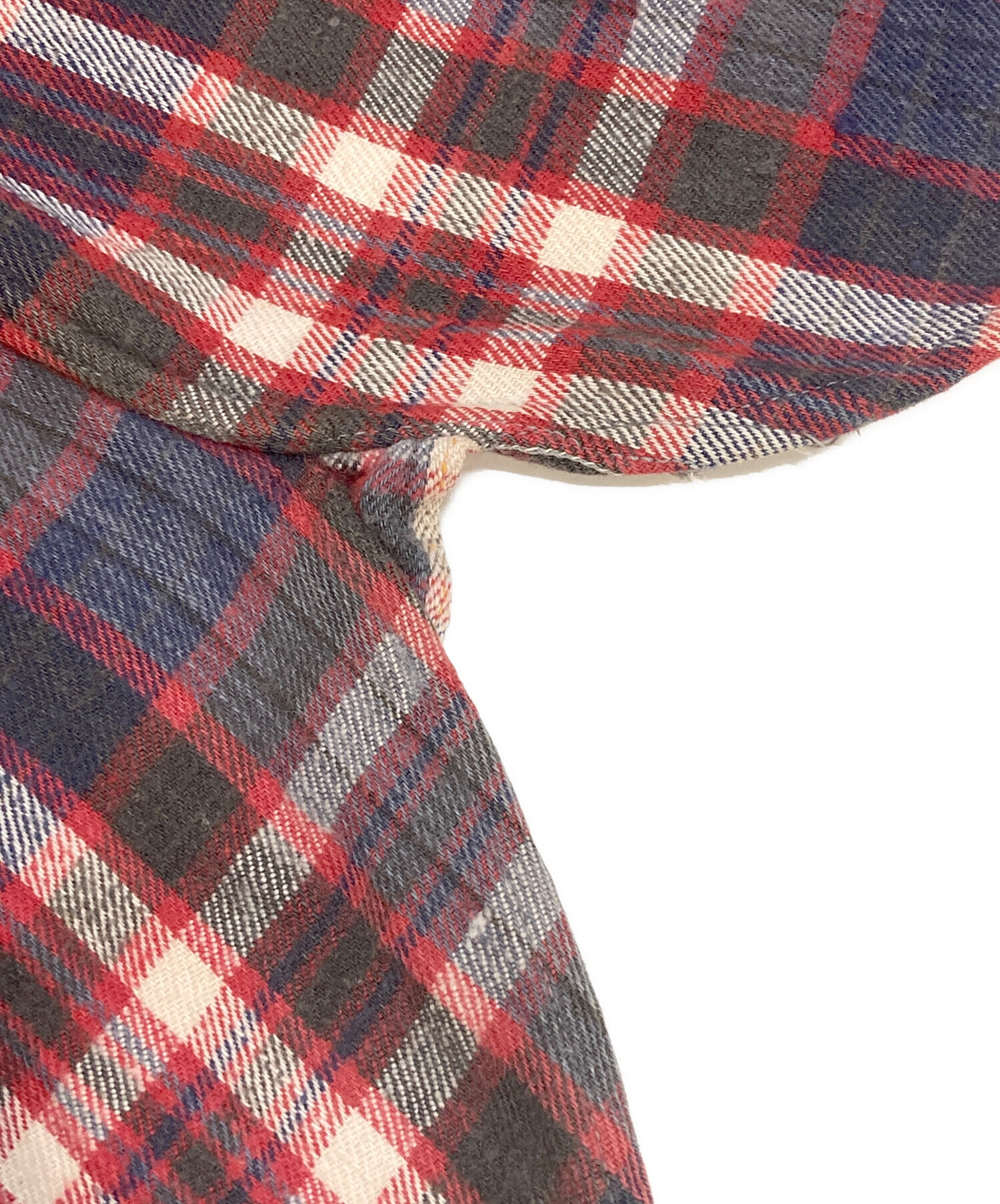 中古・古着通販】Pilgrim (ピルグリム) ヴィンテージヘビーネルシャツ