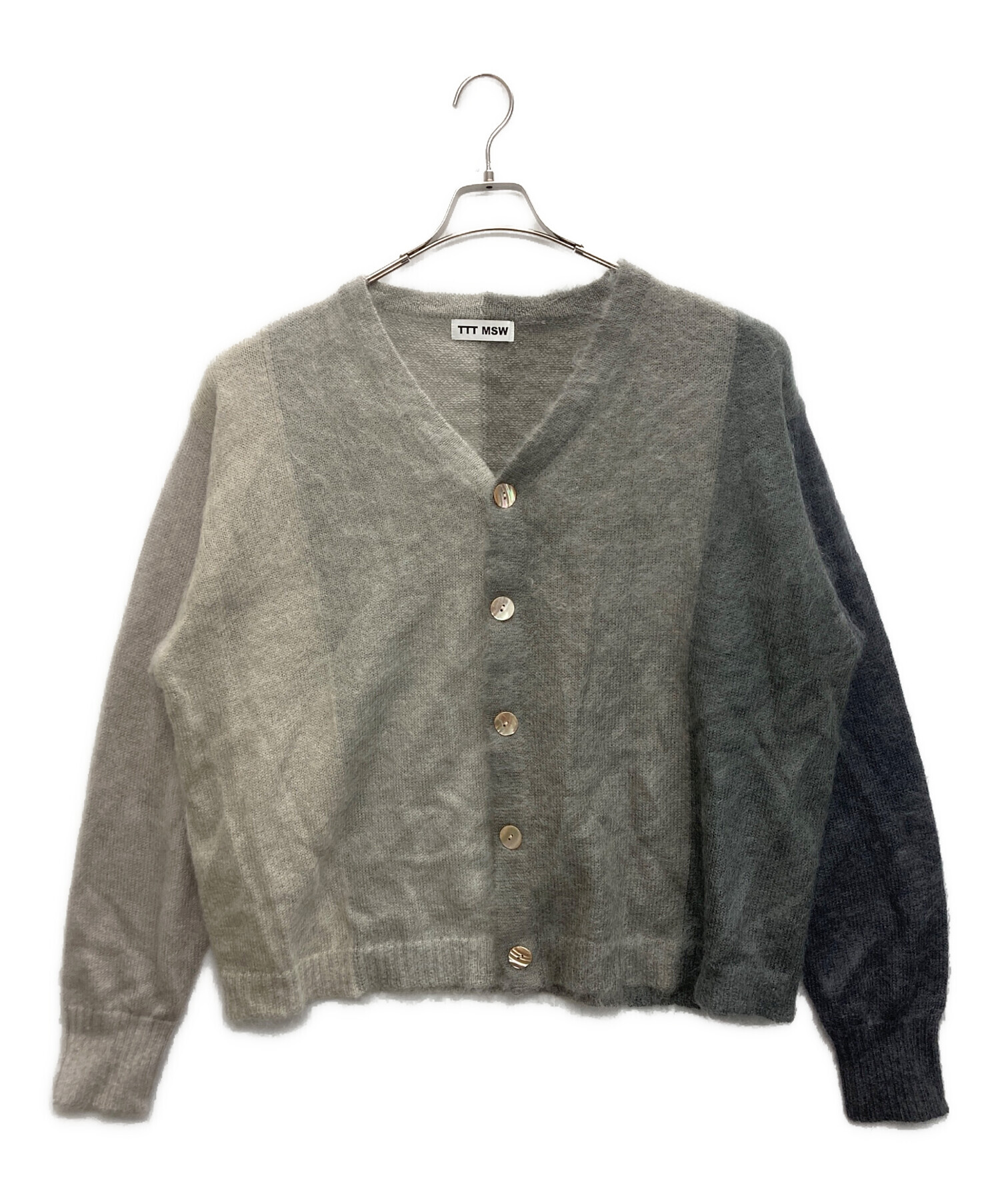 中古・古着通販】TTT MSW (ティー) バイカラーモヘアニット