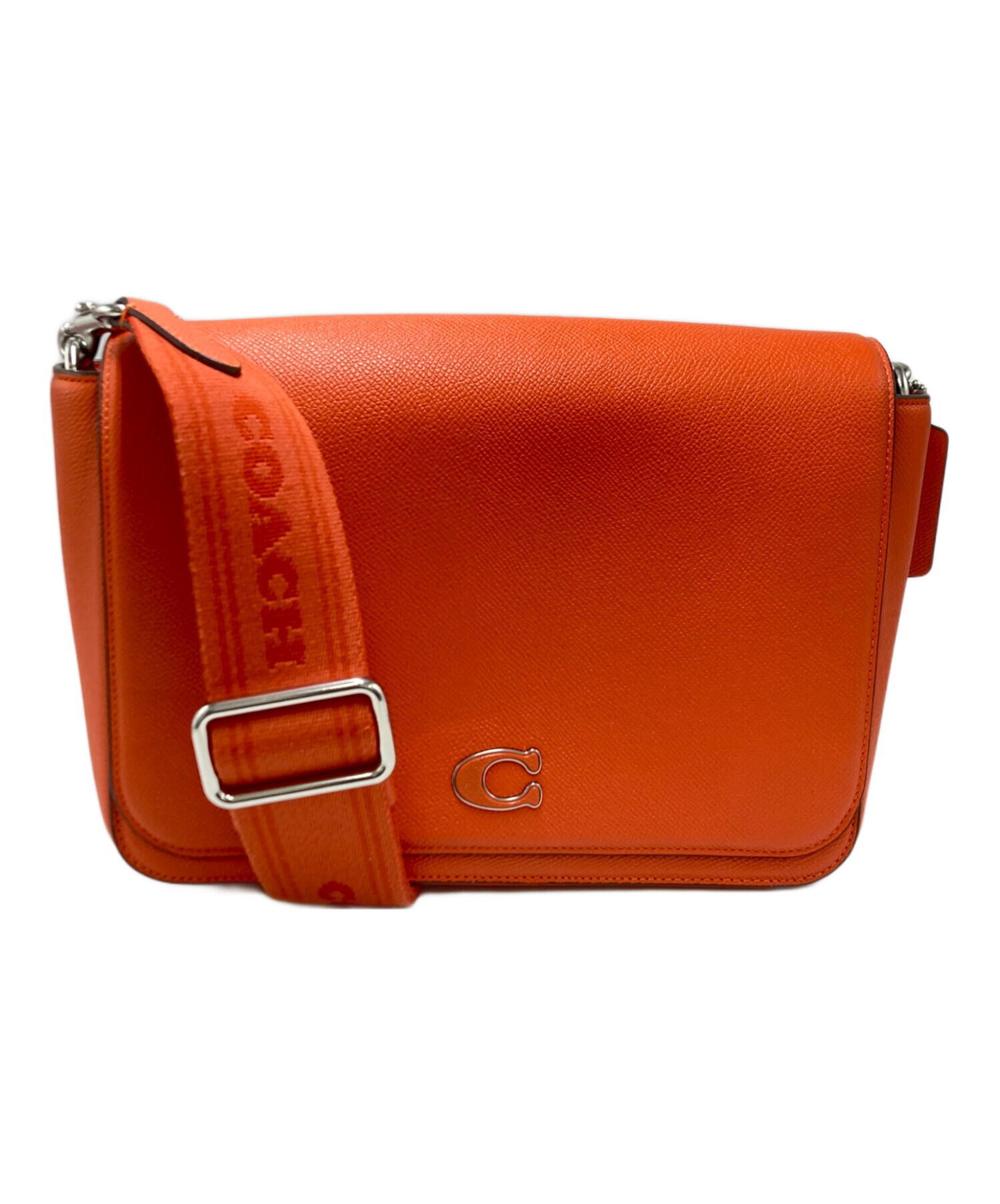 中古・古着通販】COACH (コーチ) ショルダーバッグ オレンジ｜ブランド