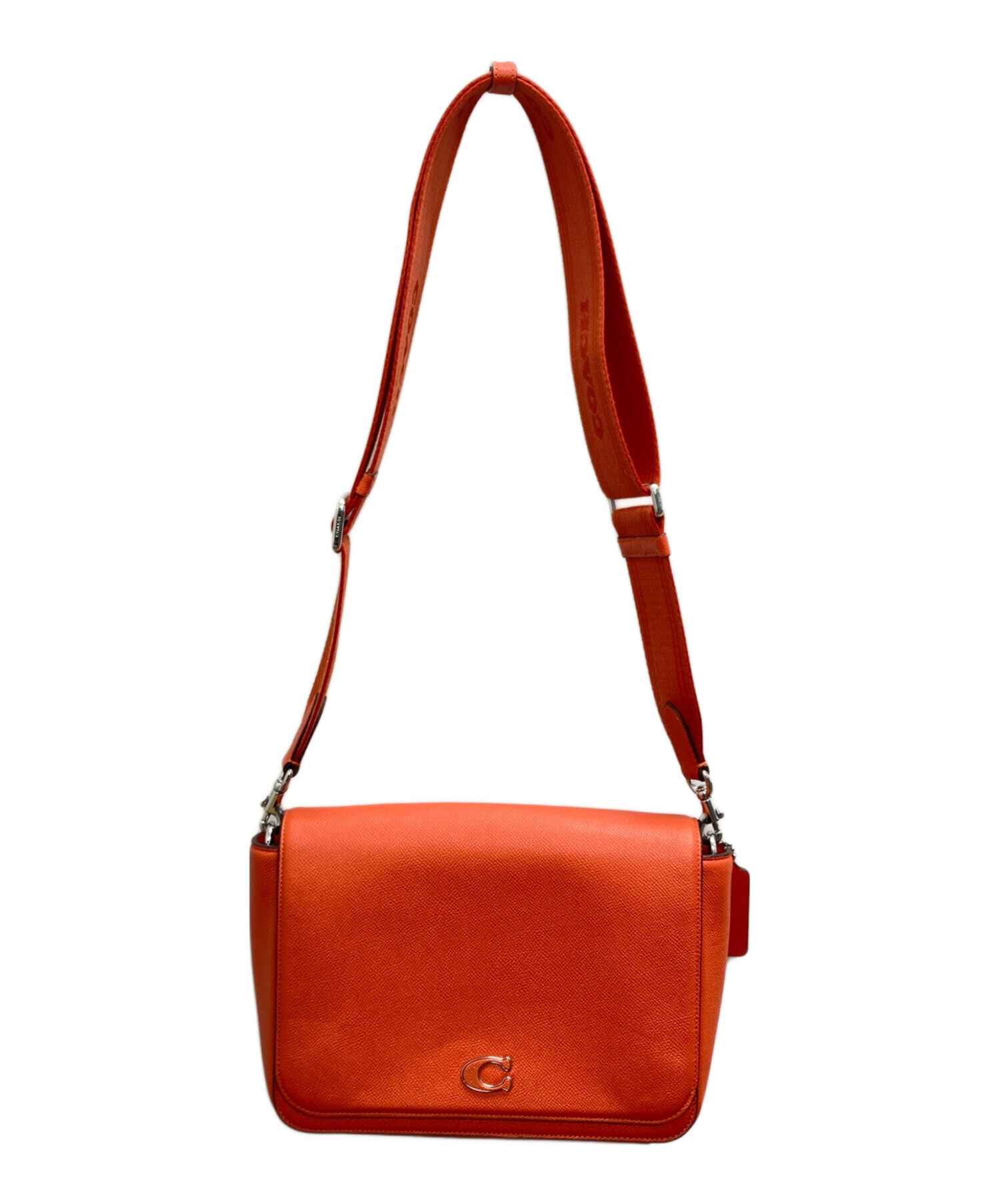 中古・古着通販】COACH (コーチ) ショルダーバッグ オレンジ｜ブランド