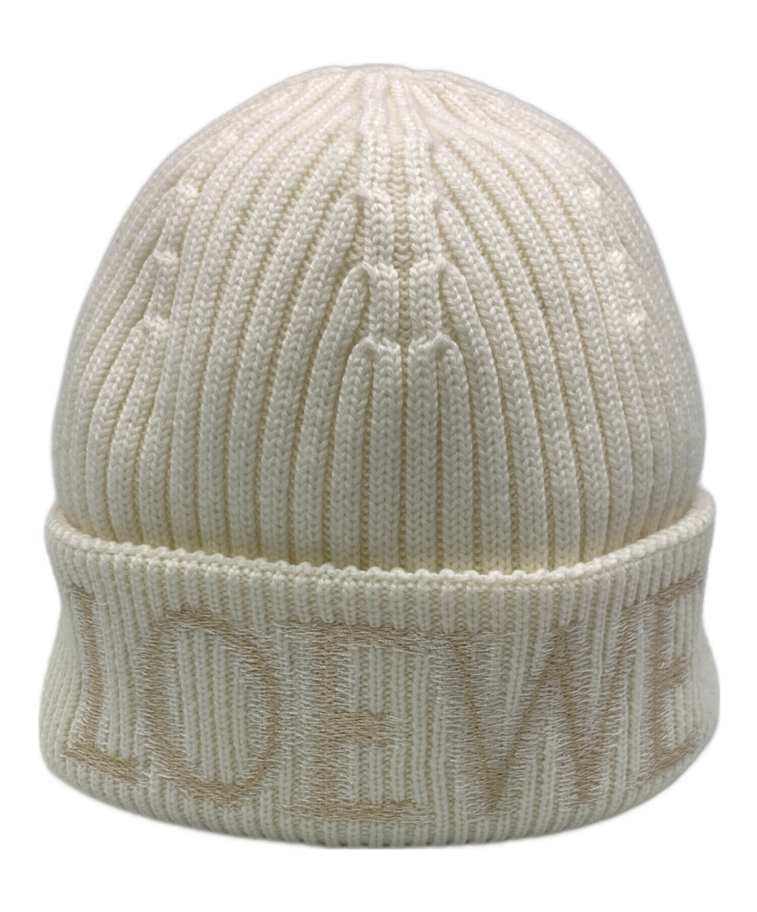 中古・古着通販】LOEWE (ロエベ) Wool Logo Beanie ベージュ サイズ