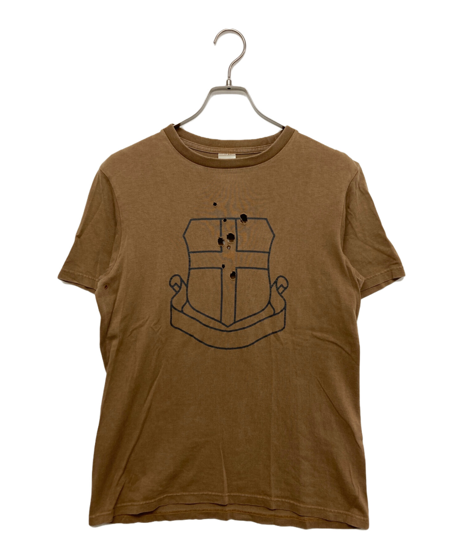 中古・古着通販】NUMBER (N)INE (ナンバーナイン) エンブレム穴あきT