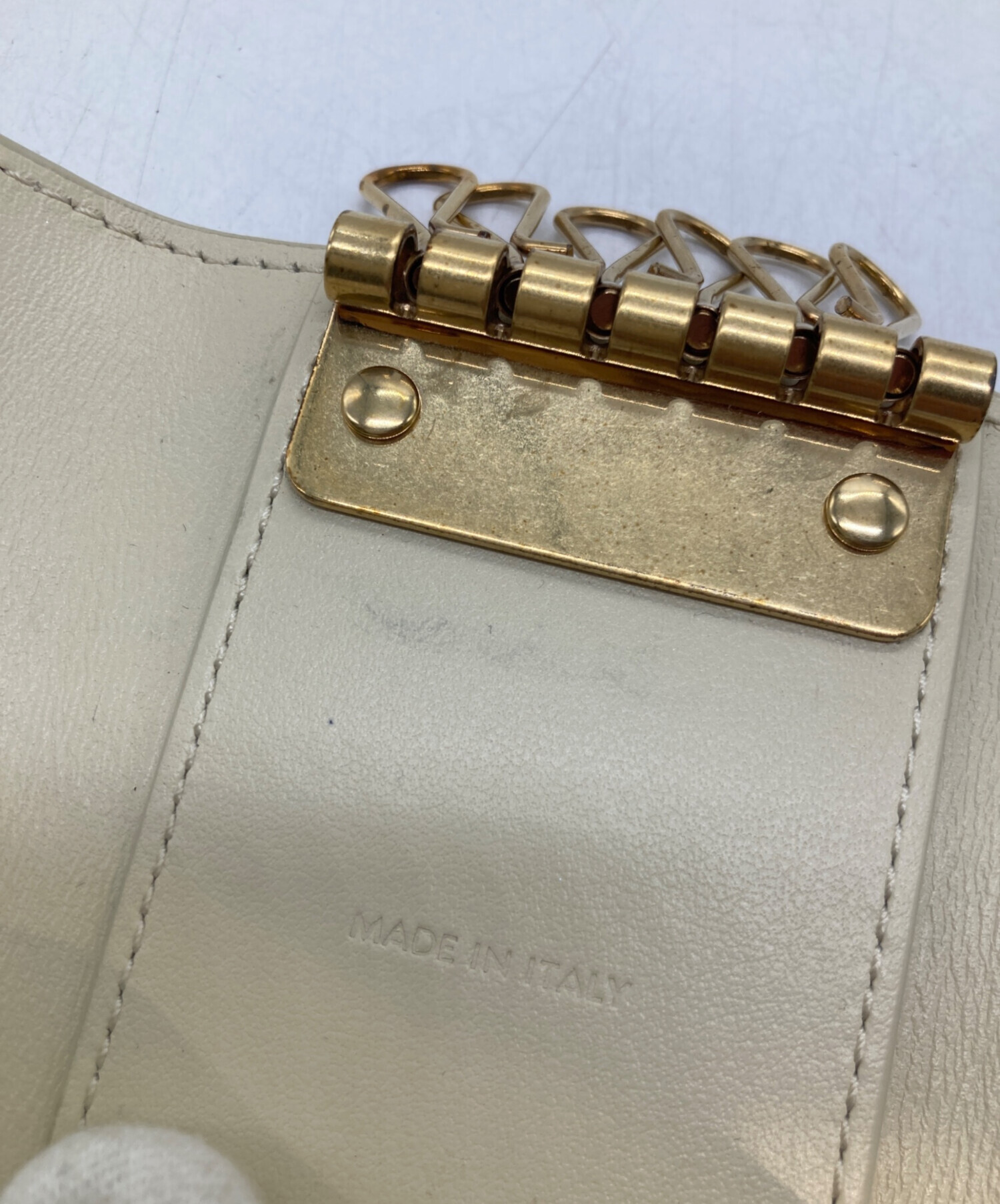 中古・古着通販】CELINE (セリーヌ) 6連キーケース U-LM-1263 ベージュ