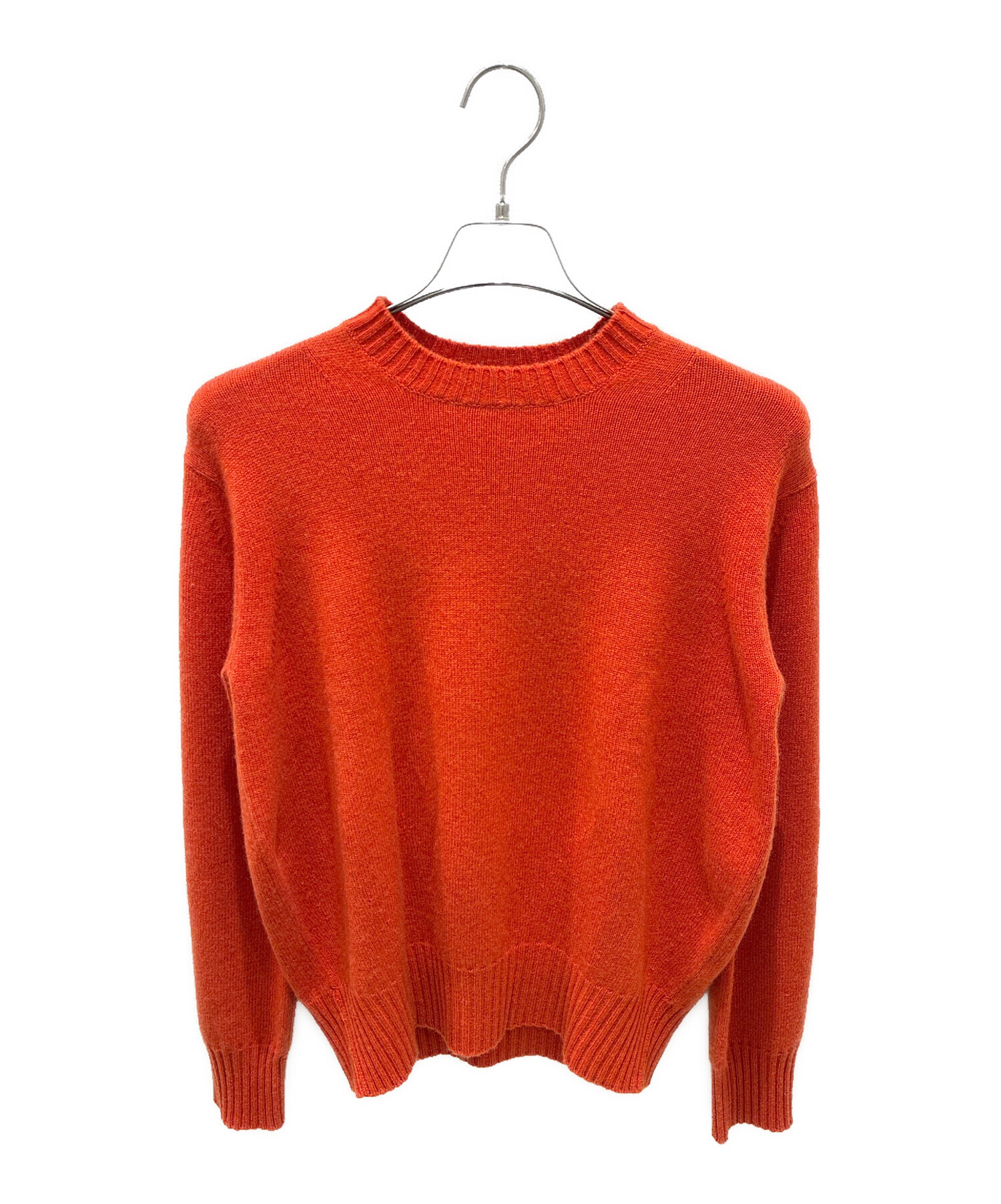 中古・古着通販】DRAWER (ドゥロワー) カシミヤニット オレンジ サイズ