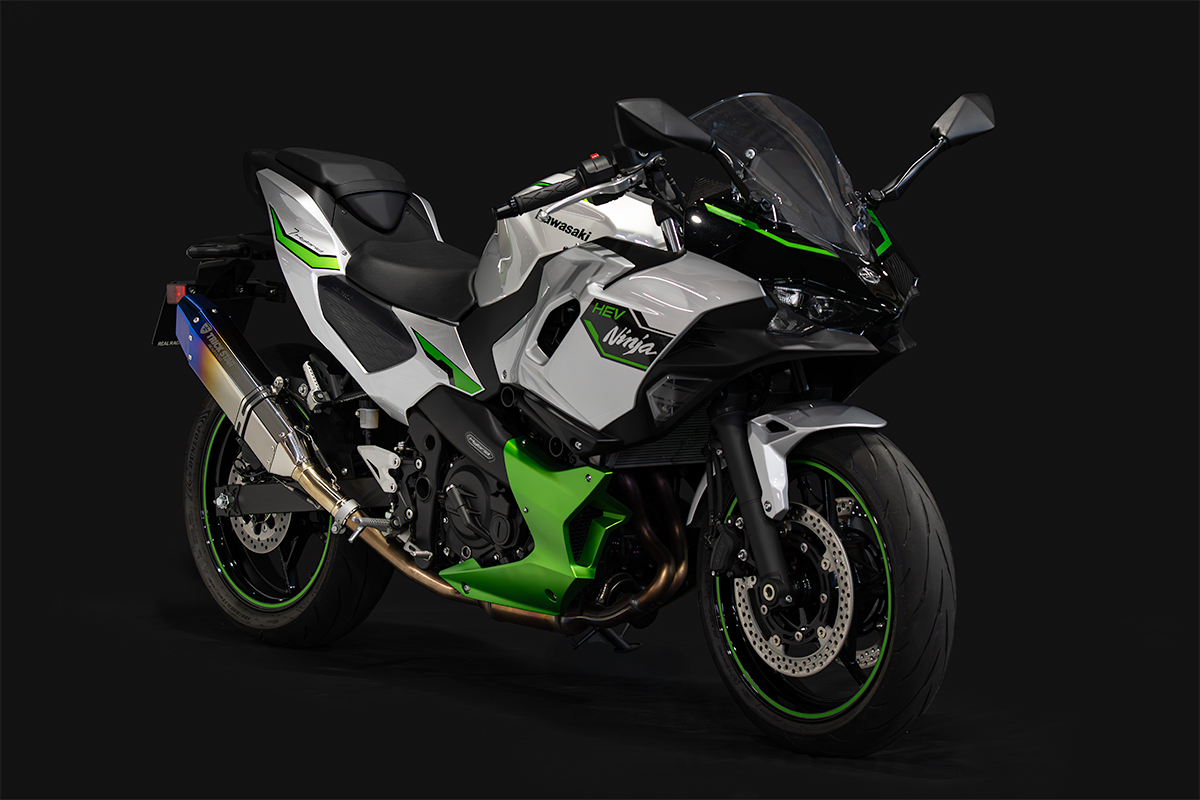 トリックスター / Ninja 7 hybrid 政府認証スリップオンマフラーIKAZUCHI