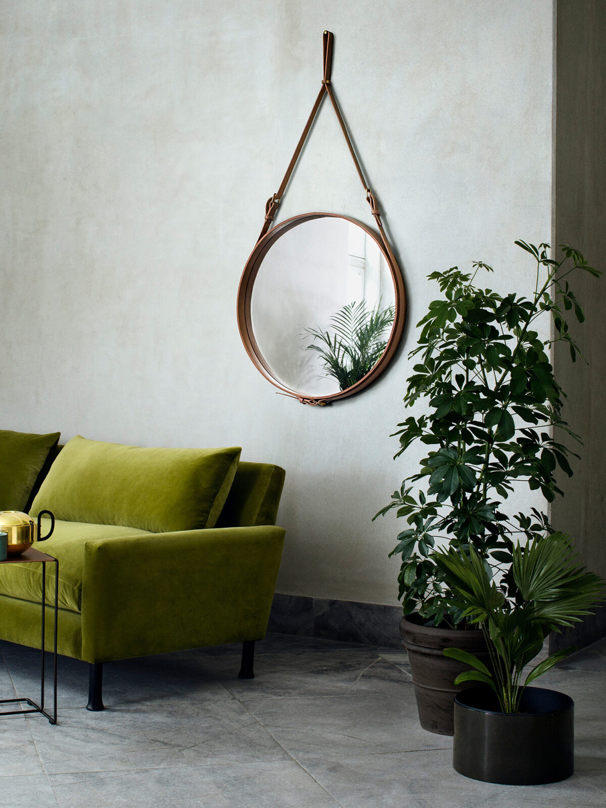 GUBI - Adnet Mirror - Circular, Φ58cm — TRISHNA JIVANA