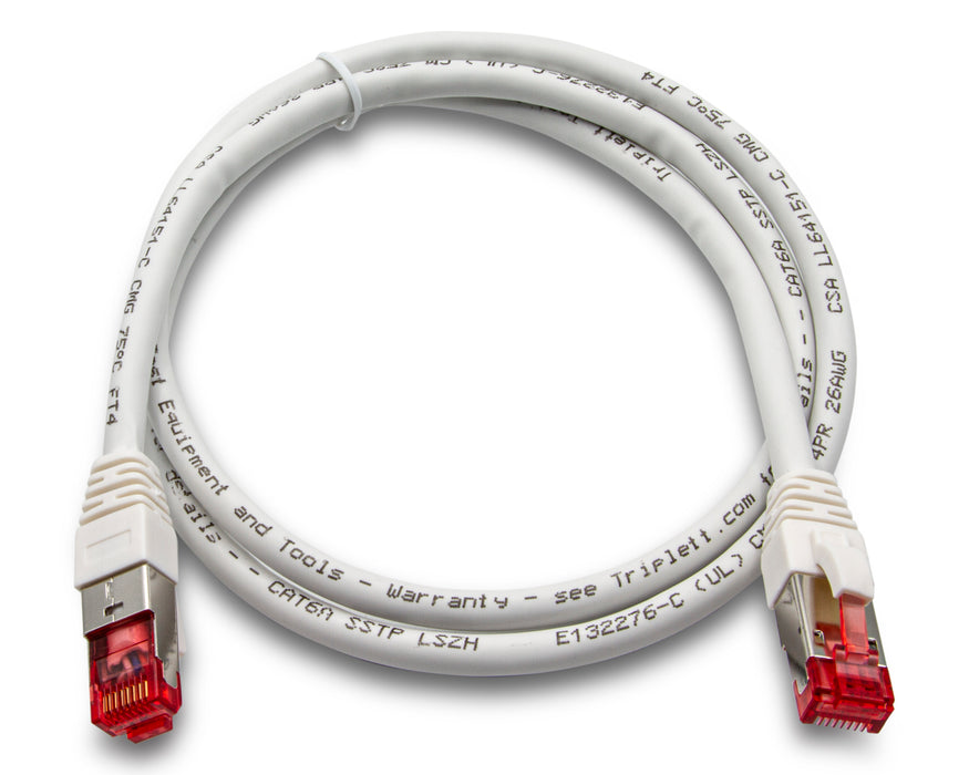CAT6A Patch Cable, 10GBPS Professional Grade, SSTP 26AWG