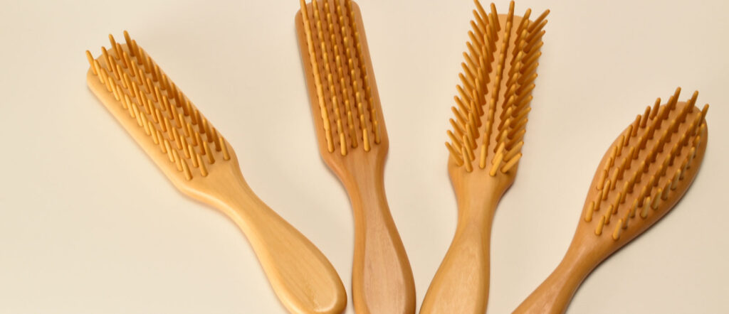 つげブラシ 5列 小 角 | 別府つげ工芸