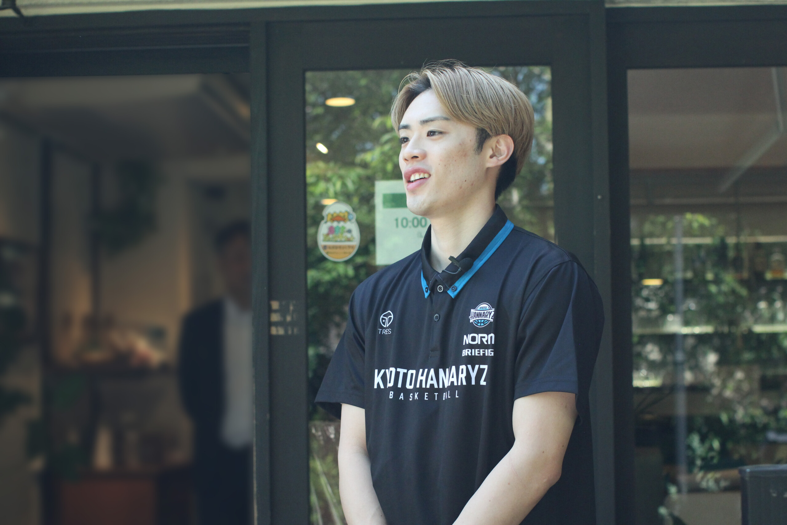 GREEN TERRACE】京都ハンナリーズ 澁田怜音選手がご来訪されました