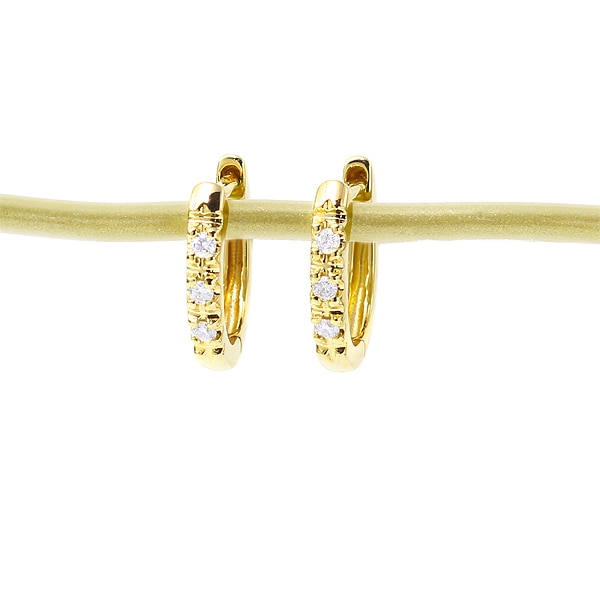 K10イエローゴールドダイヤモンドピアス(RPE465-001)|TSUTSUMI