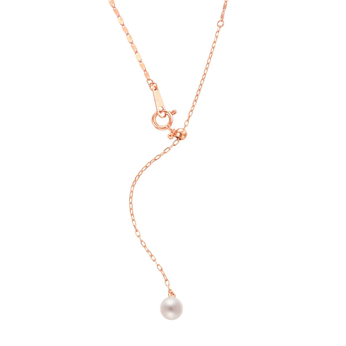 K10ピンクゴールド淡水パールネックレス(RNC819)|TSUTSUMI（ジュエリー