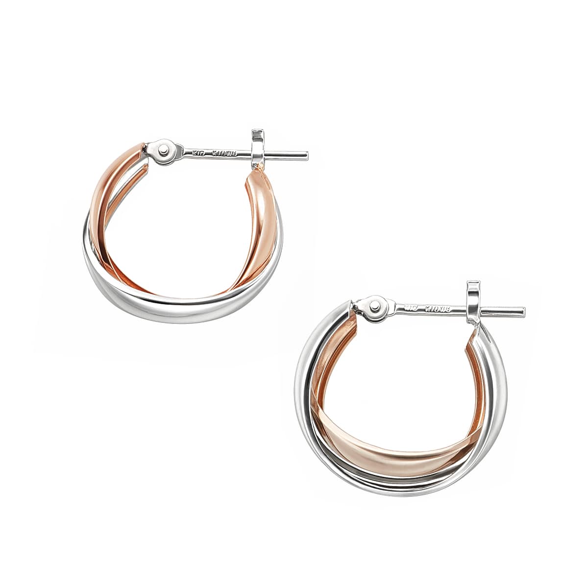 K10ホワイトゴールド/K10ピンクゴールドピアス(RPE843-001)|TSUTSUMI