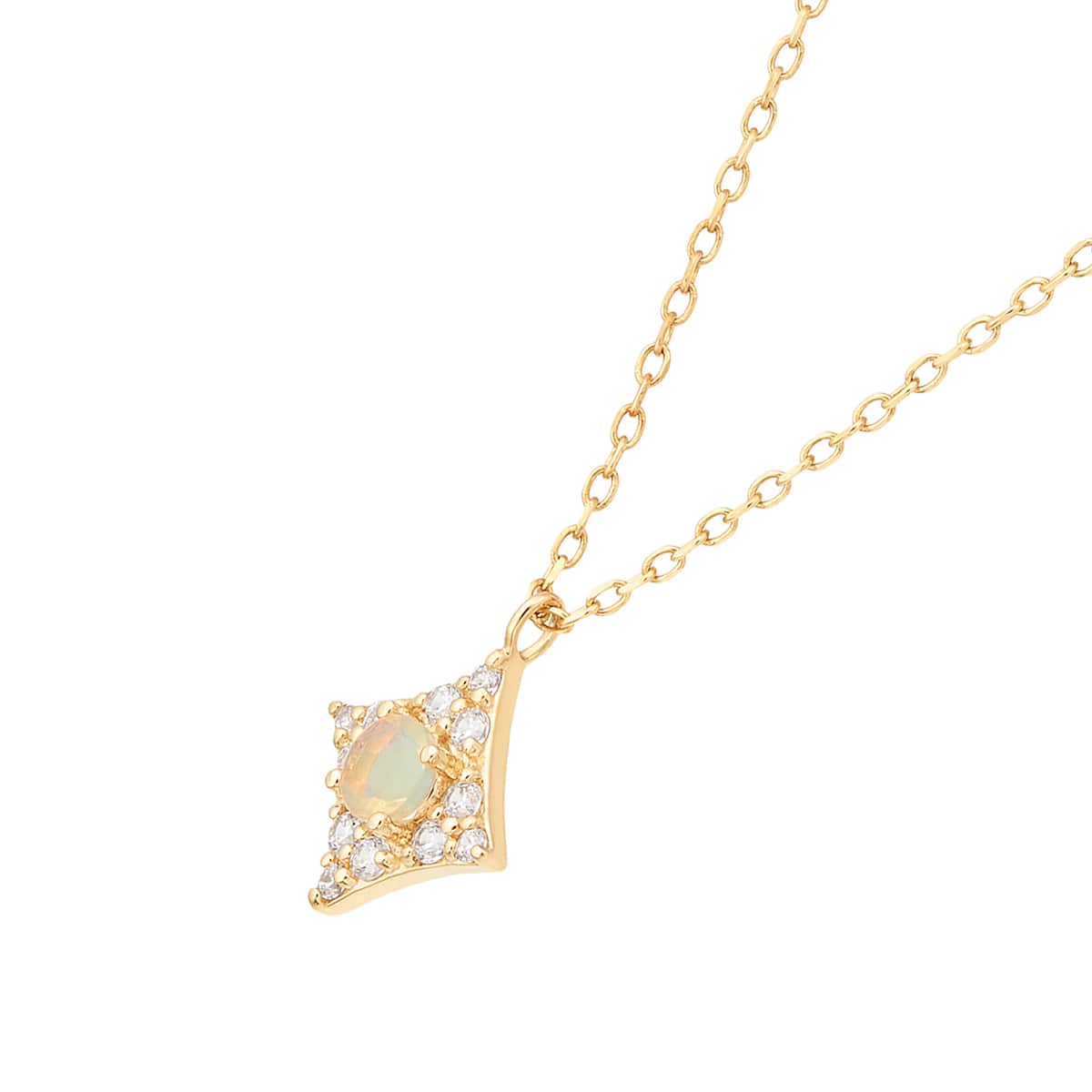 K10イエローゴールドオパールネックレス(RPN053-001)|TSUTSUMI