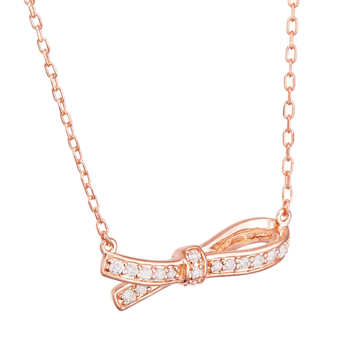 K18ピンクゴールドダイヤモンドネックレス(RPN835-002)|TSUTSUMI