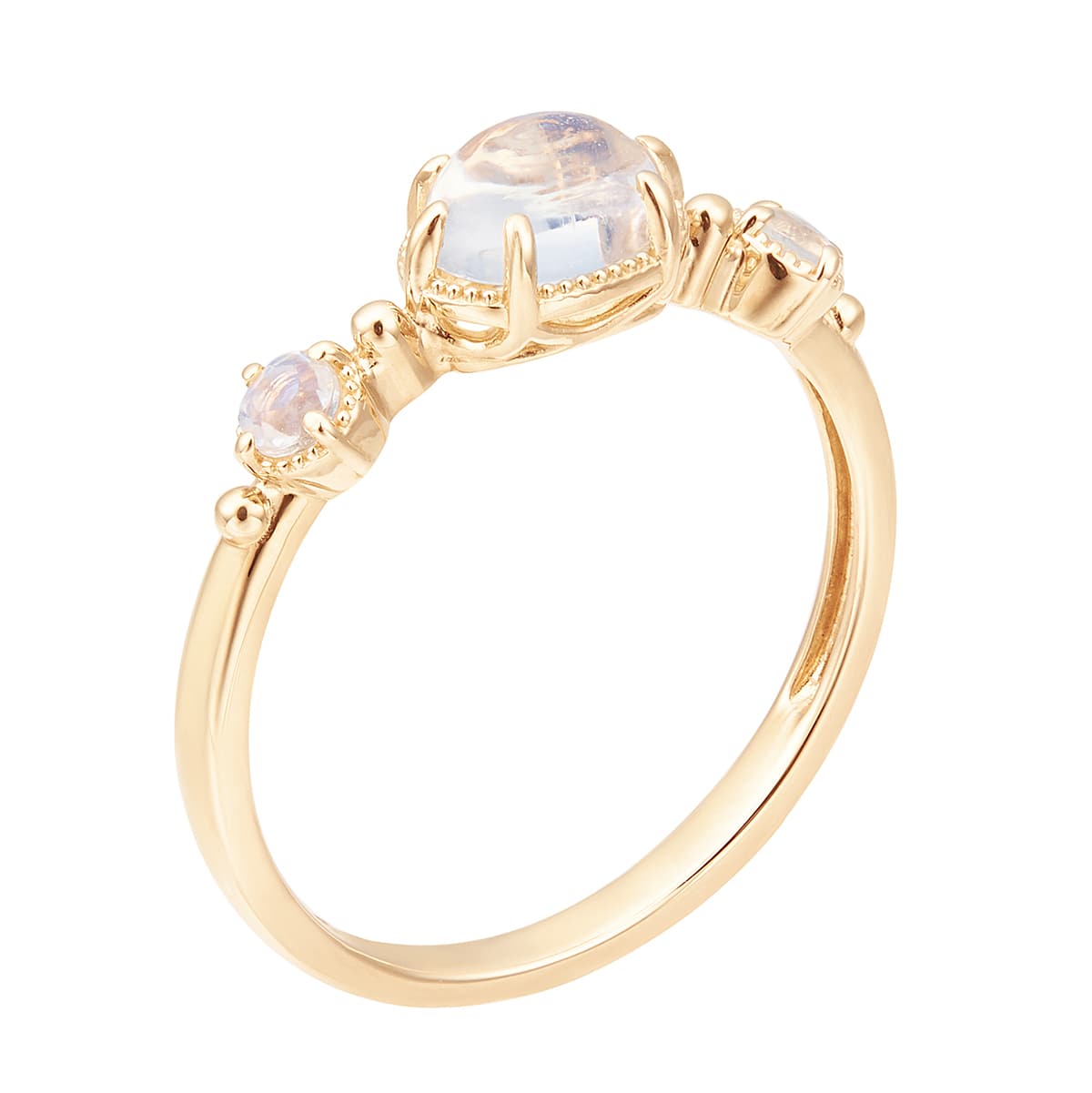 K10イエローゴールドブルームーンストーンリング(RFR652-002)|TSUTSUMI