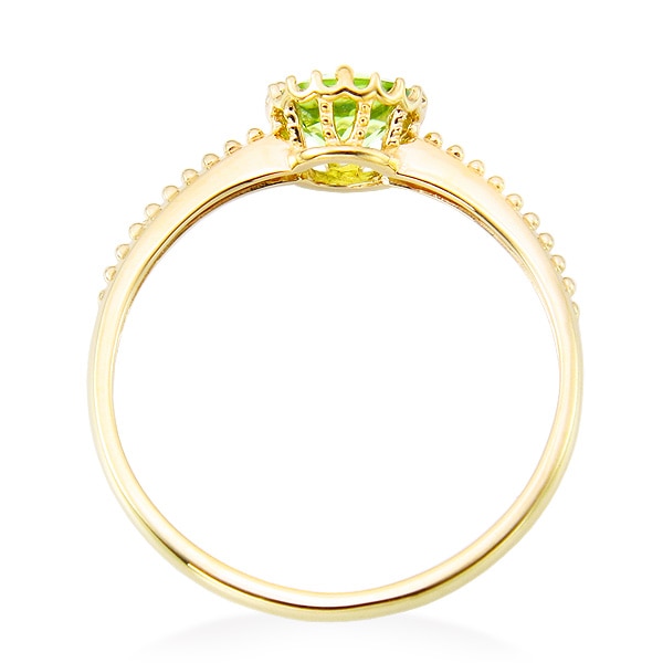 K10イエローゴールドペリドットリング(RFR302)|TSUTSUMI（ジュエリー