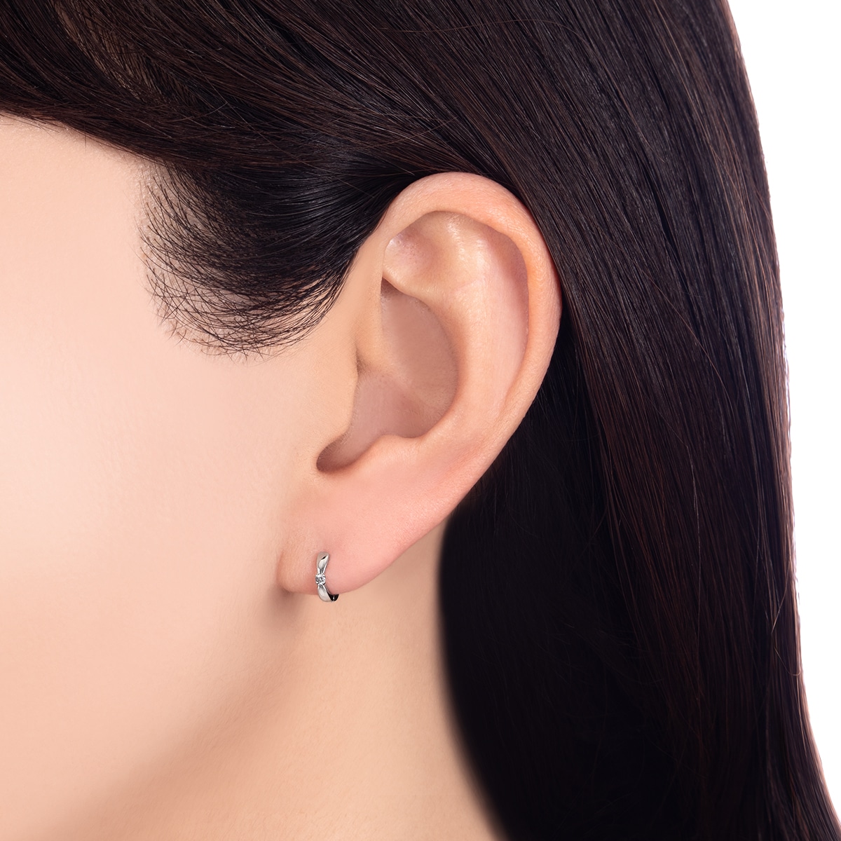 K10ホワイトゴールドダイヤモンドピアス(RPE020)|TSUTSUMI（ジュエリー