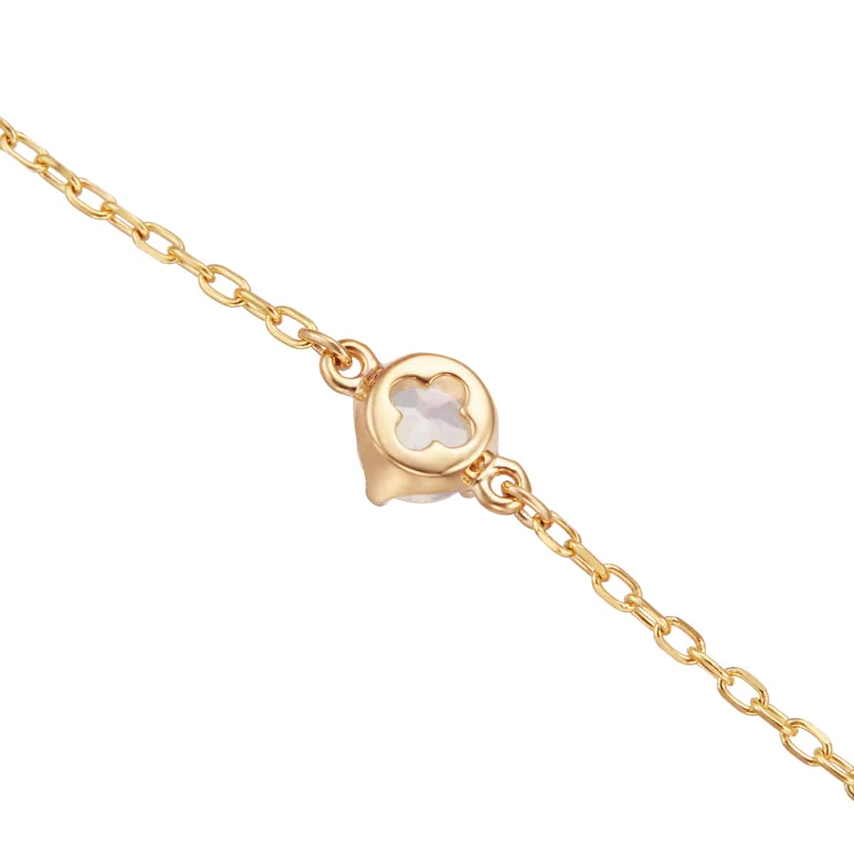 K10イエローゴールドブルームーンストーンブレスレット(RBL714