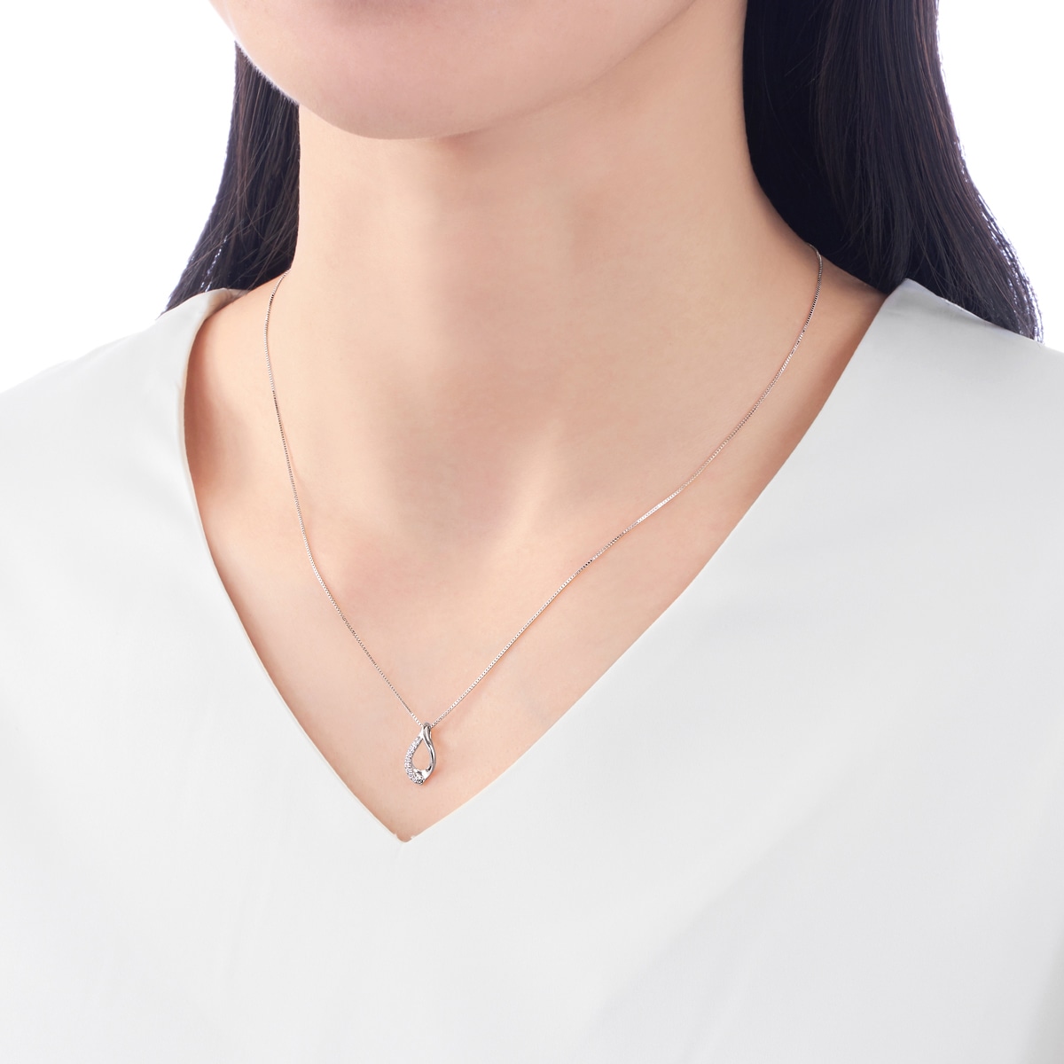 プラチナダイヤモンドネックレス(RPN908-002)|TSUTSUMI（ジュエリー