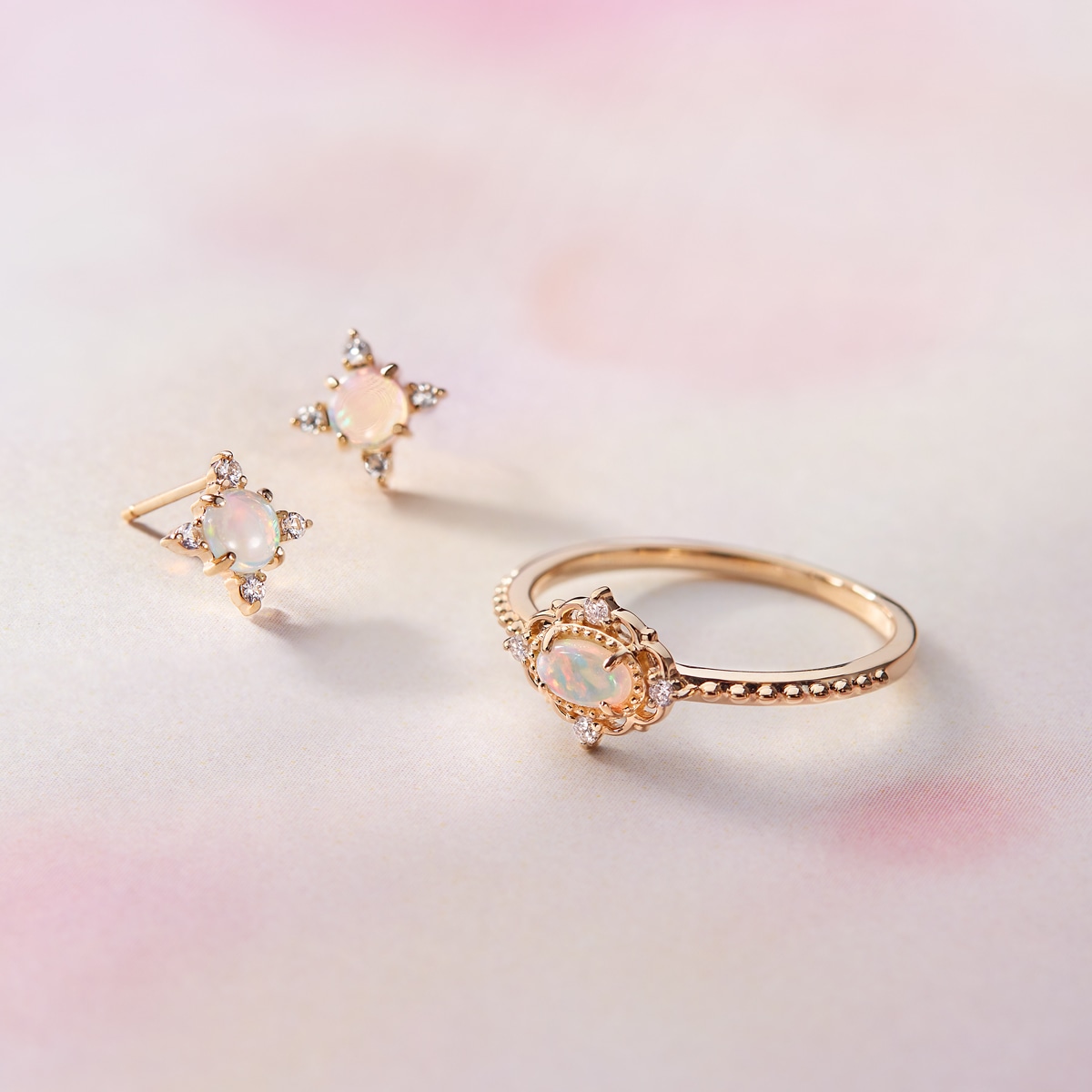 K10イエローゴールドオパールリング(RFR194-002)|TSUTSUMI（ジュエリー