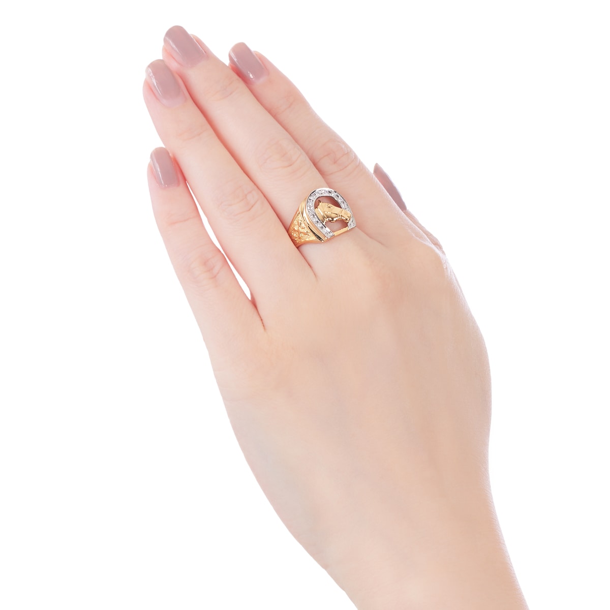 K18イエローゴールド/プラチナダイヤモンドリング(RFR137-002