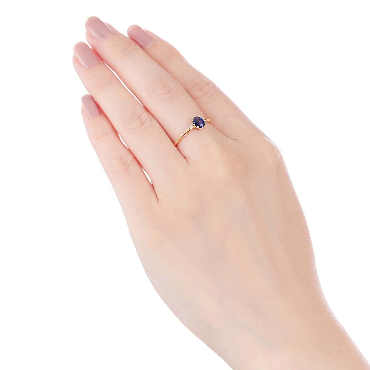 K10イエローゴールドサファイアリング(RFR095)|TSUTSUMI（ジュエリー