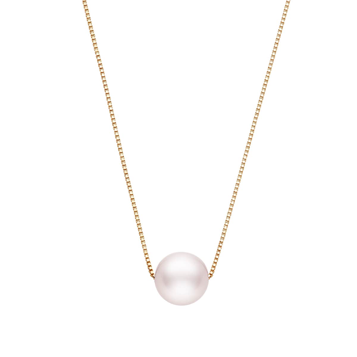 K18イエローゴールドアコヤ真珠ネックレス（7mm）(RPN016-001