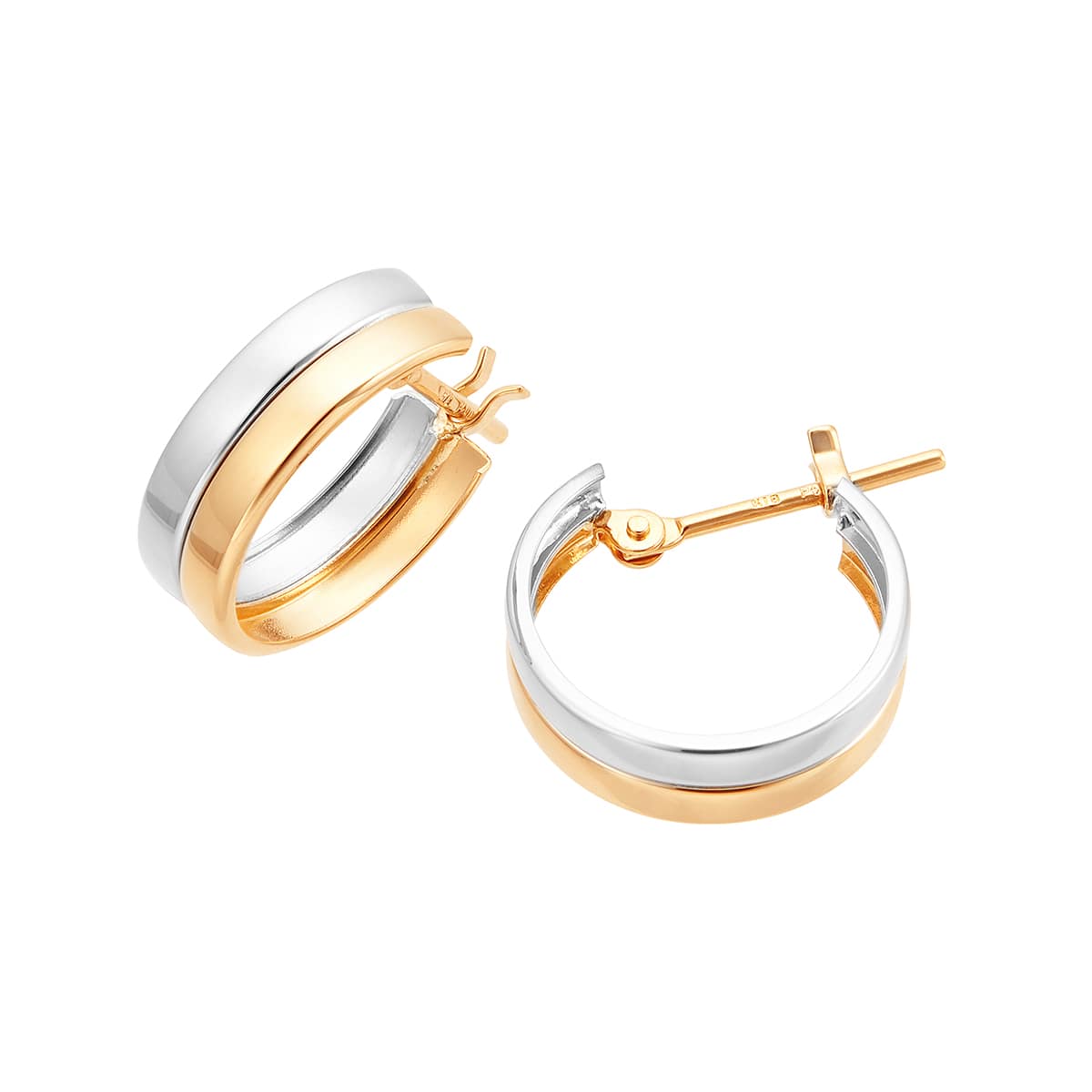 プラチナ/K18イエローゴールドピアス(RPE293-002)|TSUTSUMI