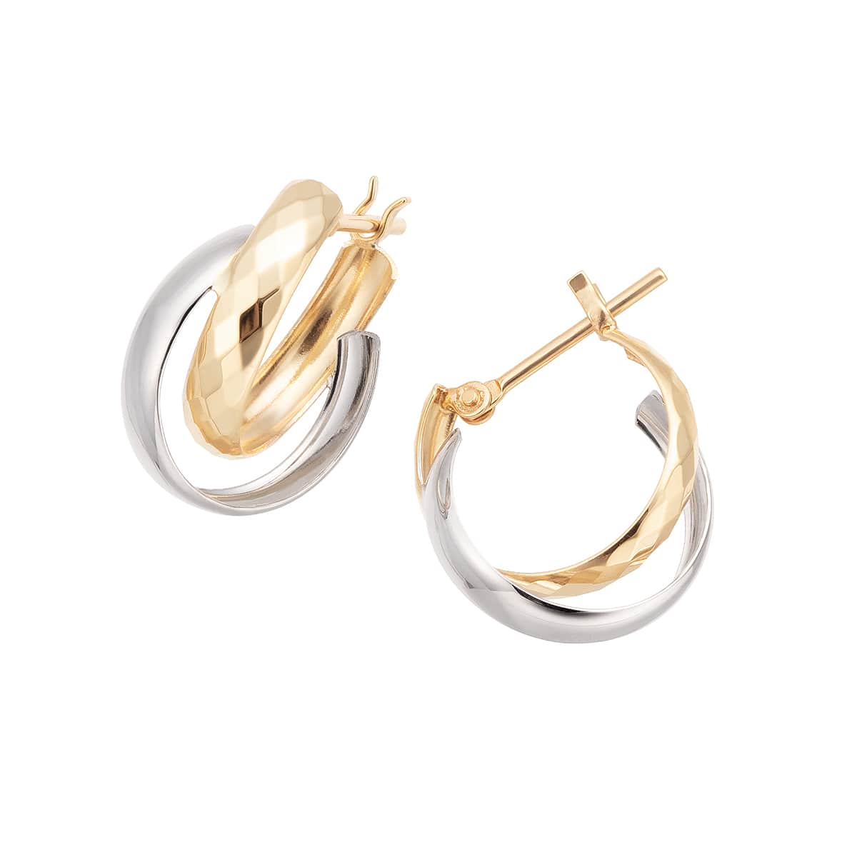 K10ホワイトゴールド/K10ピンクゴールドピアス(RPE092-003)|TSUTSUMI