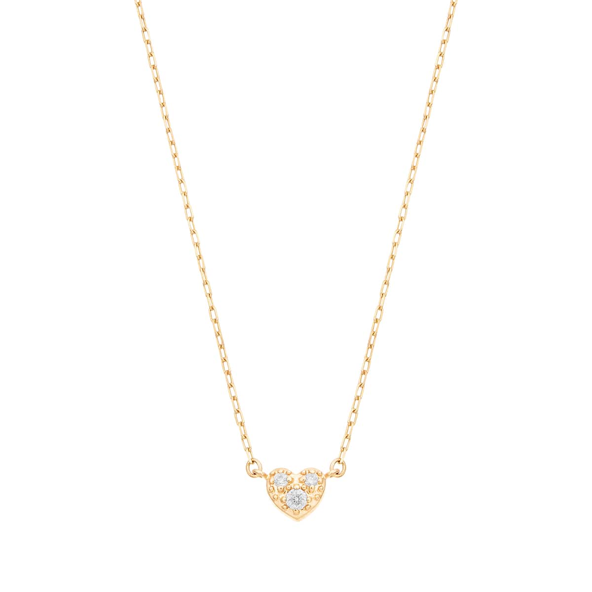 K10イエローゴールドダイヤモンドネックレス(RPN294-001)|TSUTSUMI